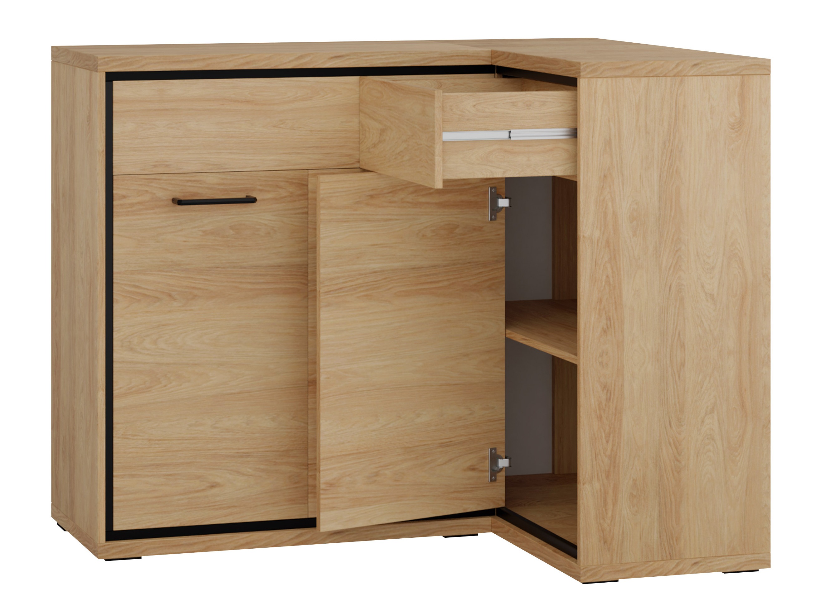 Corner chest of drawers Etrmoni 106 (Light wood)