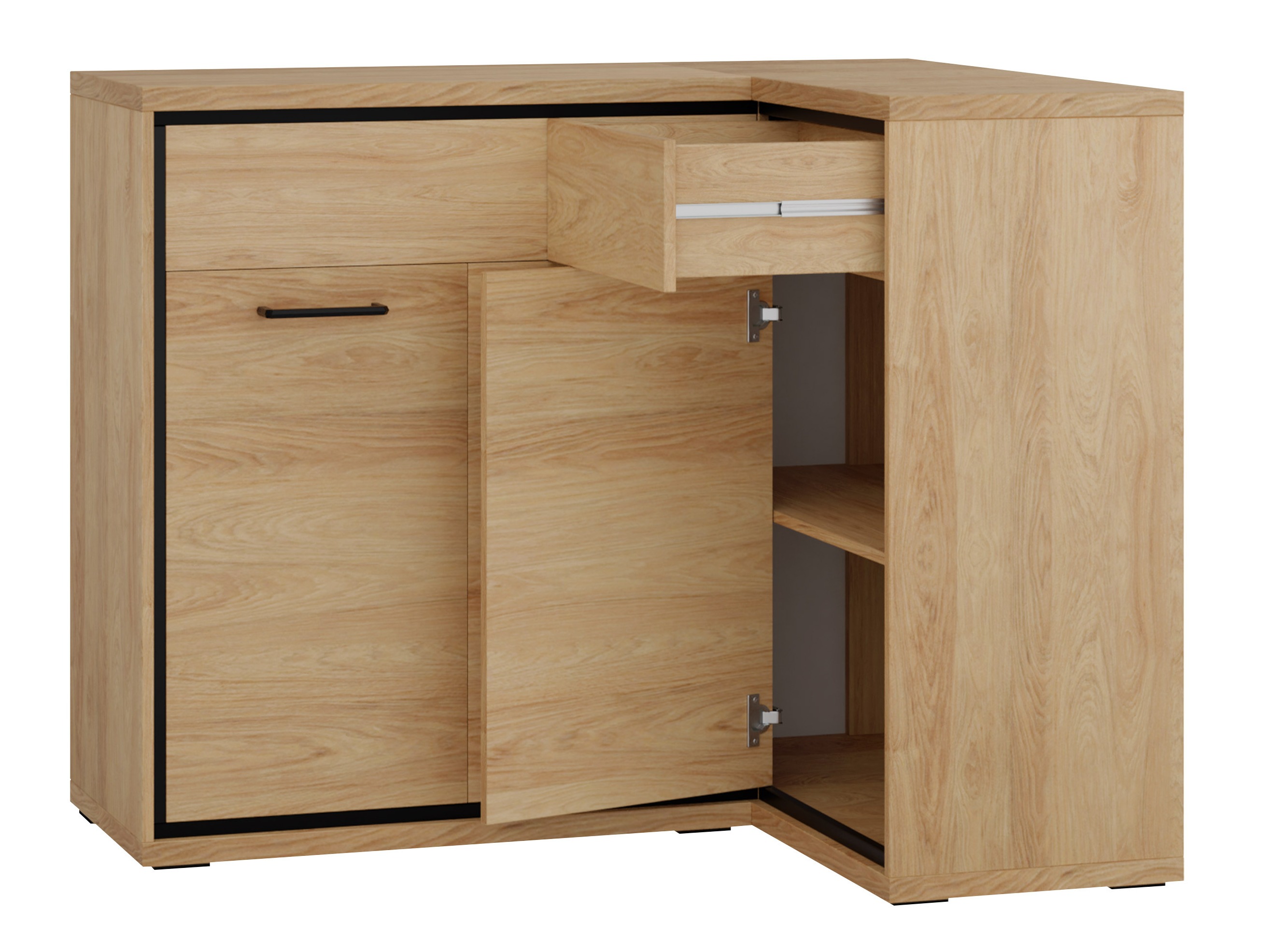 Corner chest of drawers Etrmoni 106 (Light wood)