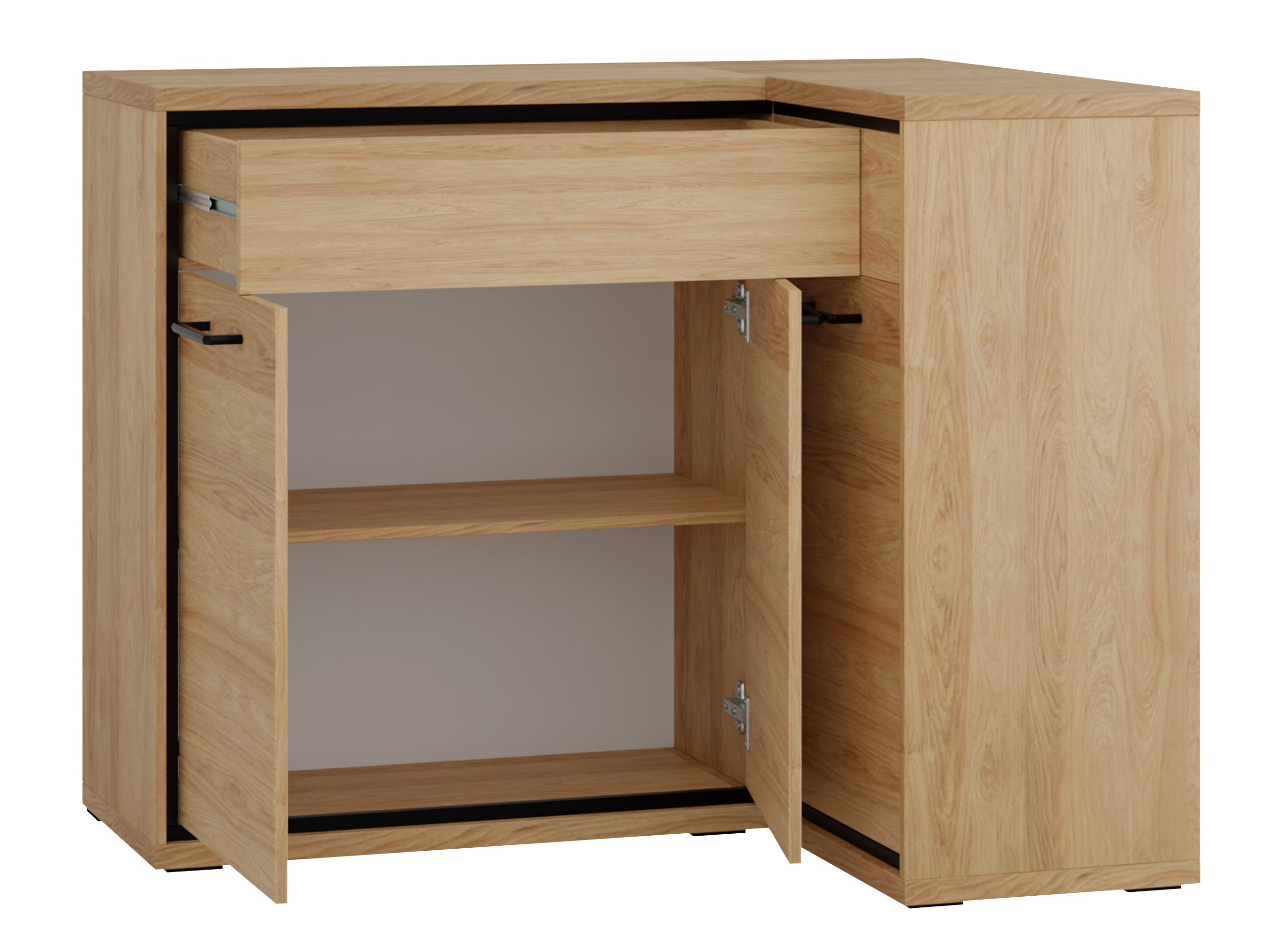 Corner chest of drawers Etrmoni 106 (Light wood)
