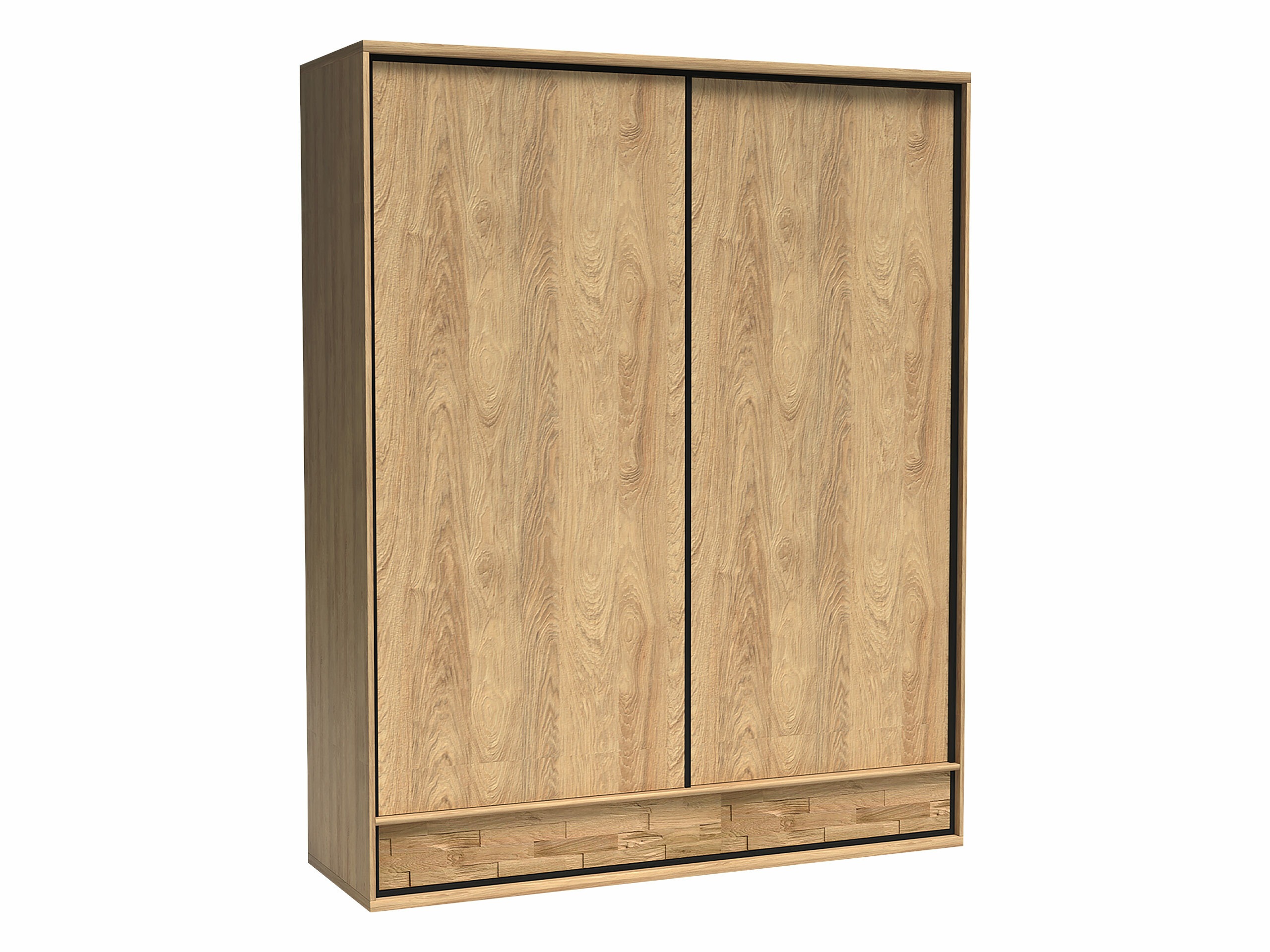 Wardrobe Etrmoni 109 (Light wood + Oak)