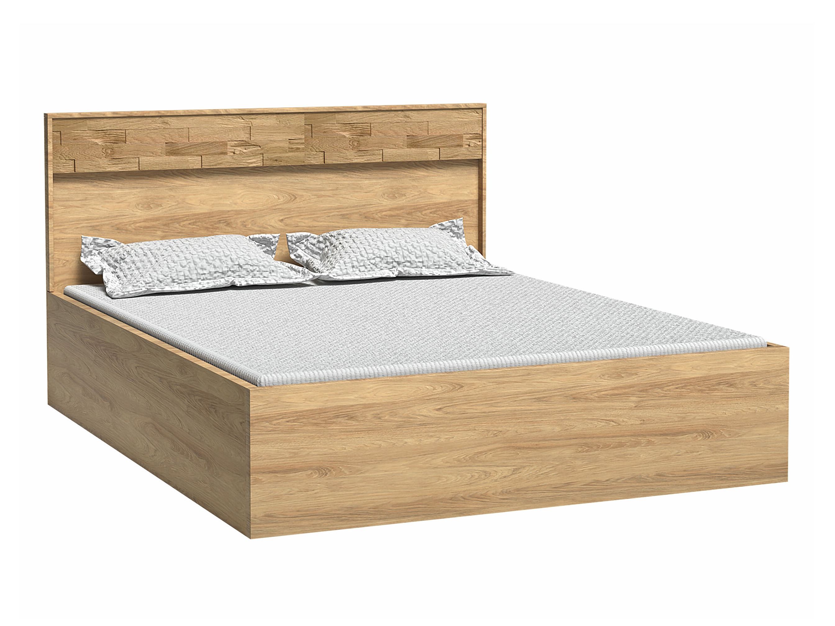 Bedroom set Etrmoni 122 (Light wood + Oak)