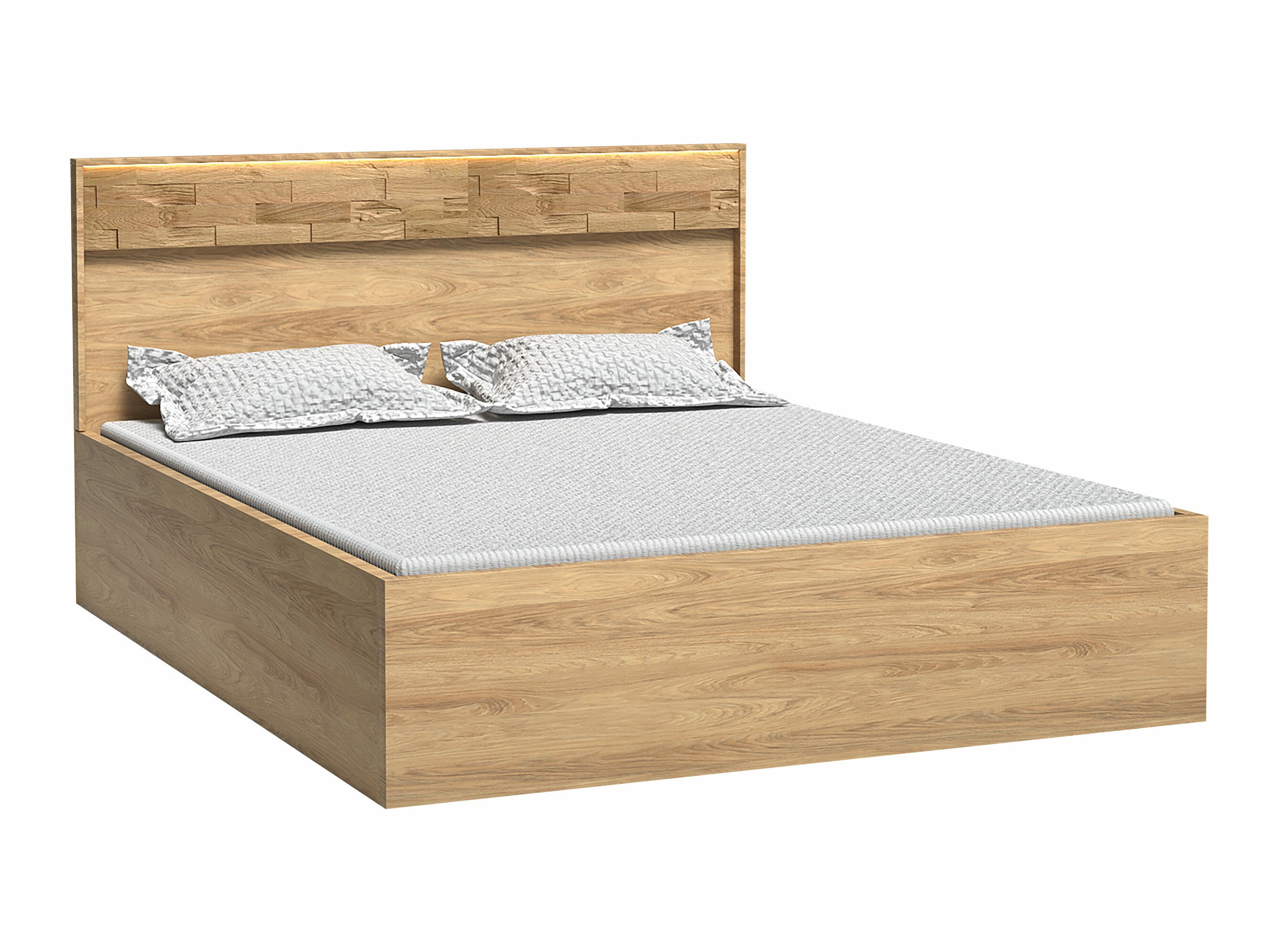 Bedroom set Etrmoni 122 (Light wood + Oak)