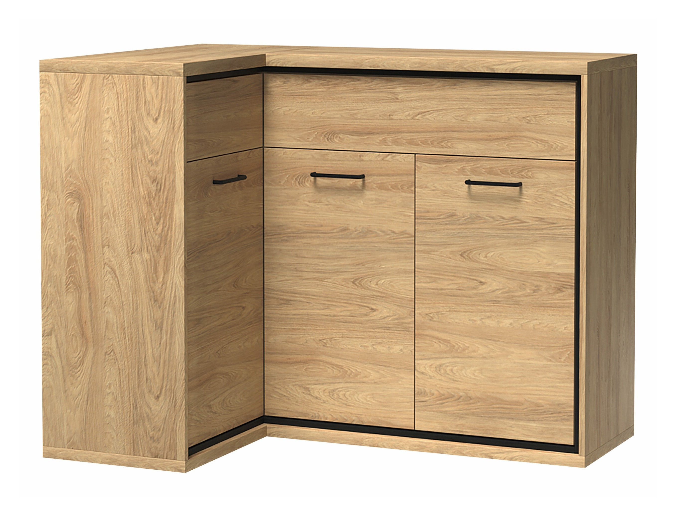 Corner chest of drawers Etrmoni 121 (Light wood)