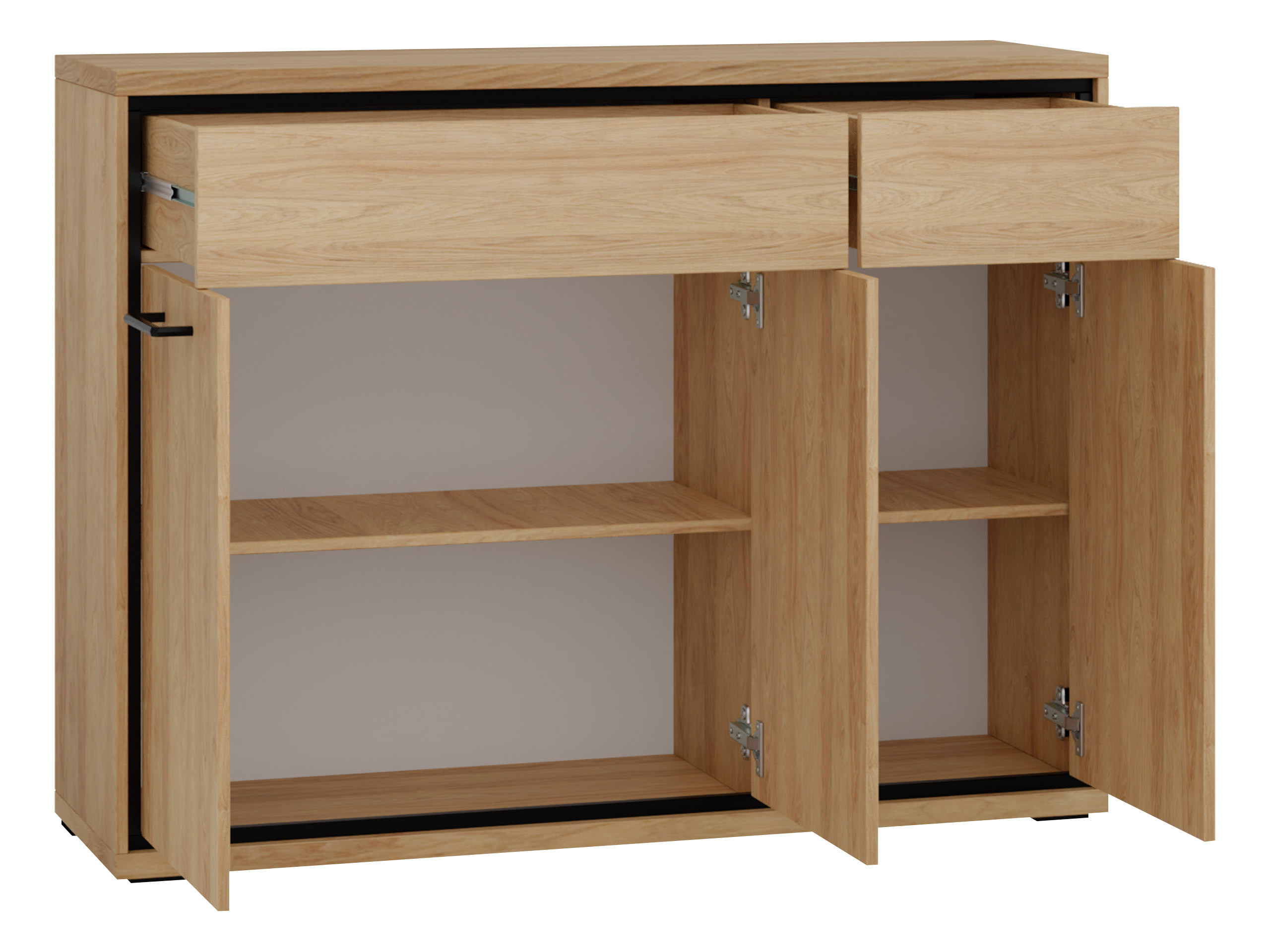 Living room set Etrmoni 118 (Light wood + Oak)