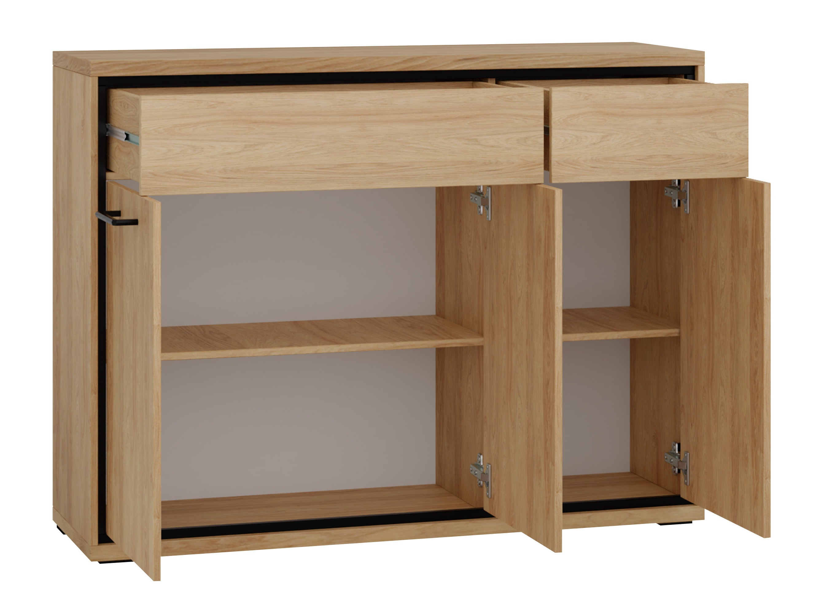 Living room set Etrmoni 118 (Light wood + Oak)