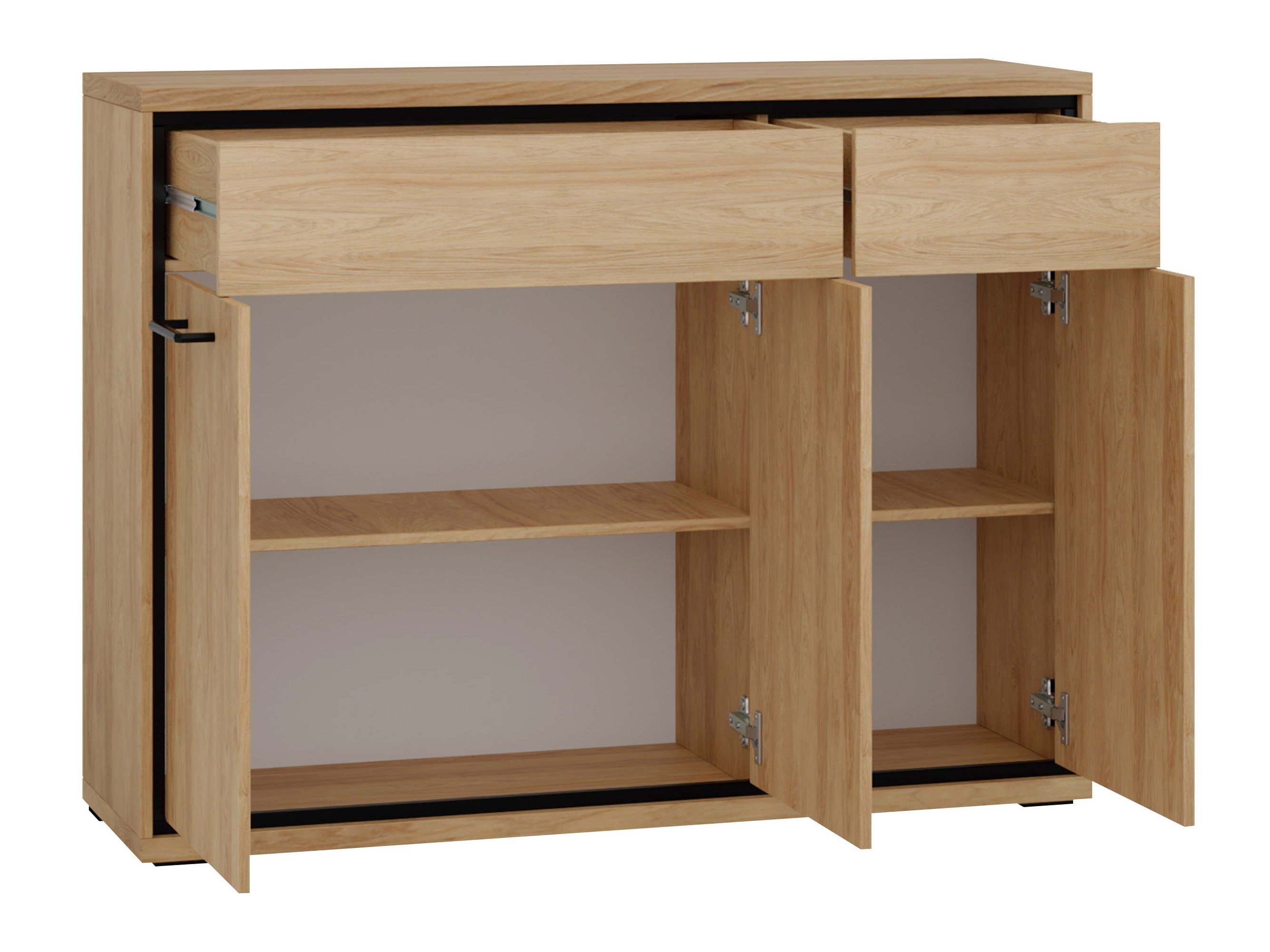 Living room set Etrmoni 118 (Light wood + Oak)