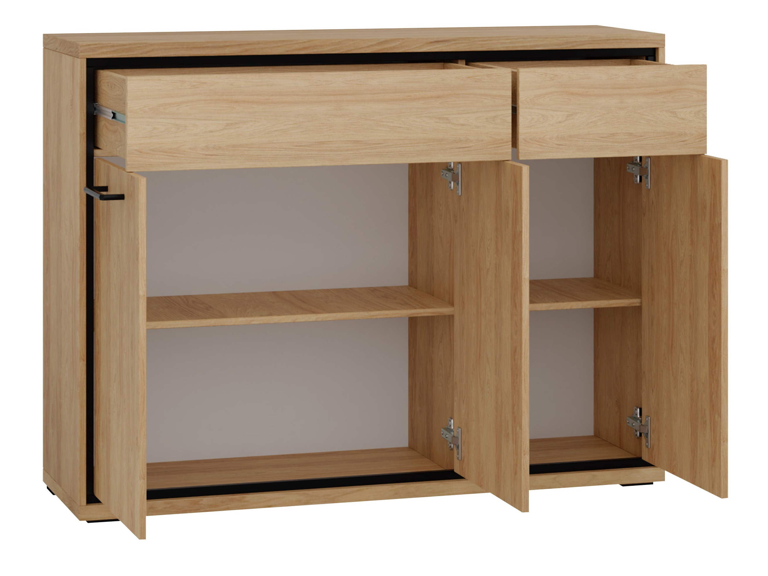 Living room set Etrmoni 118 (Light wood + Oak)