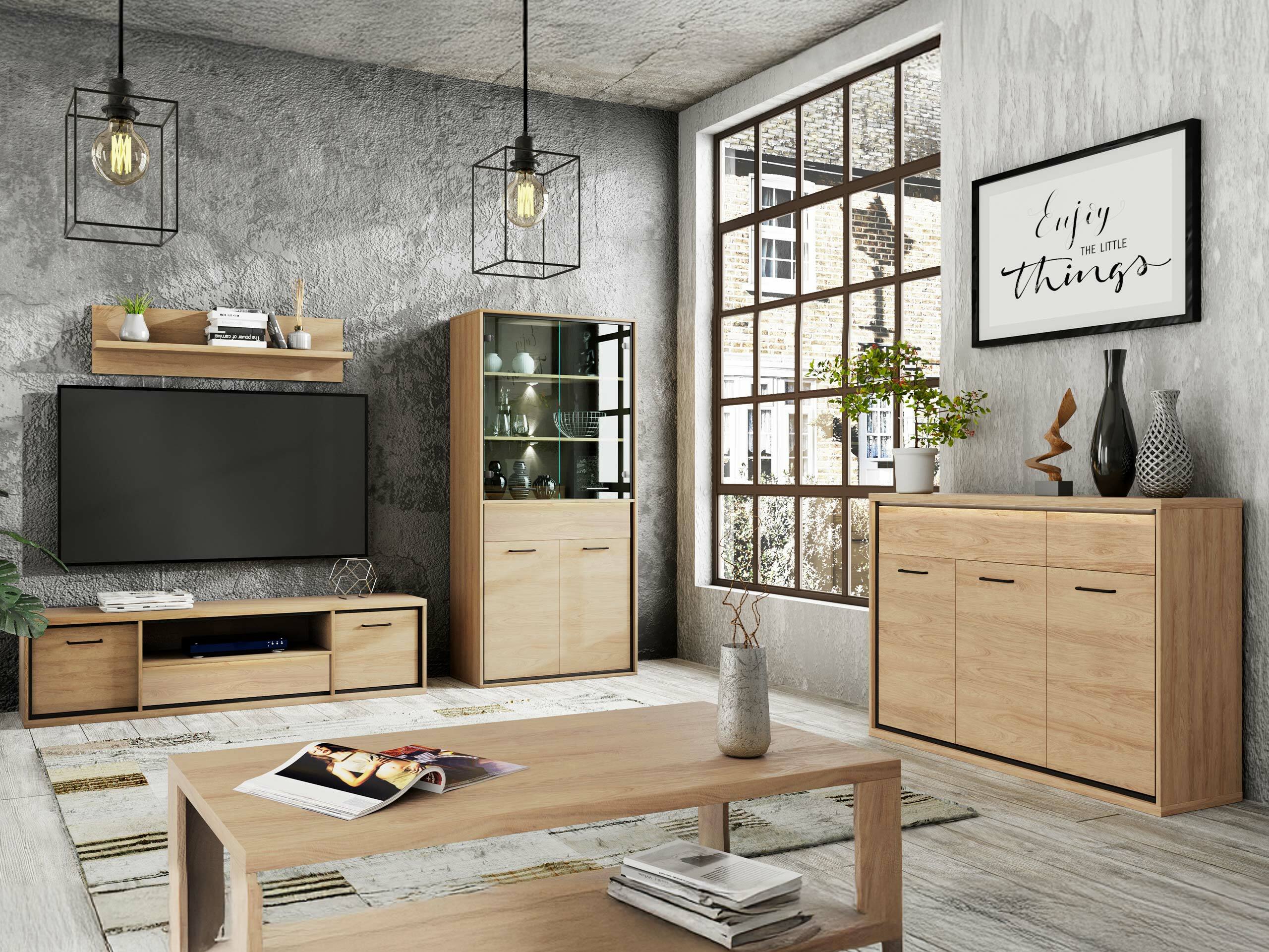 Living room set Etrmoni 118 (Light wood)