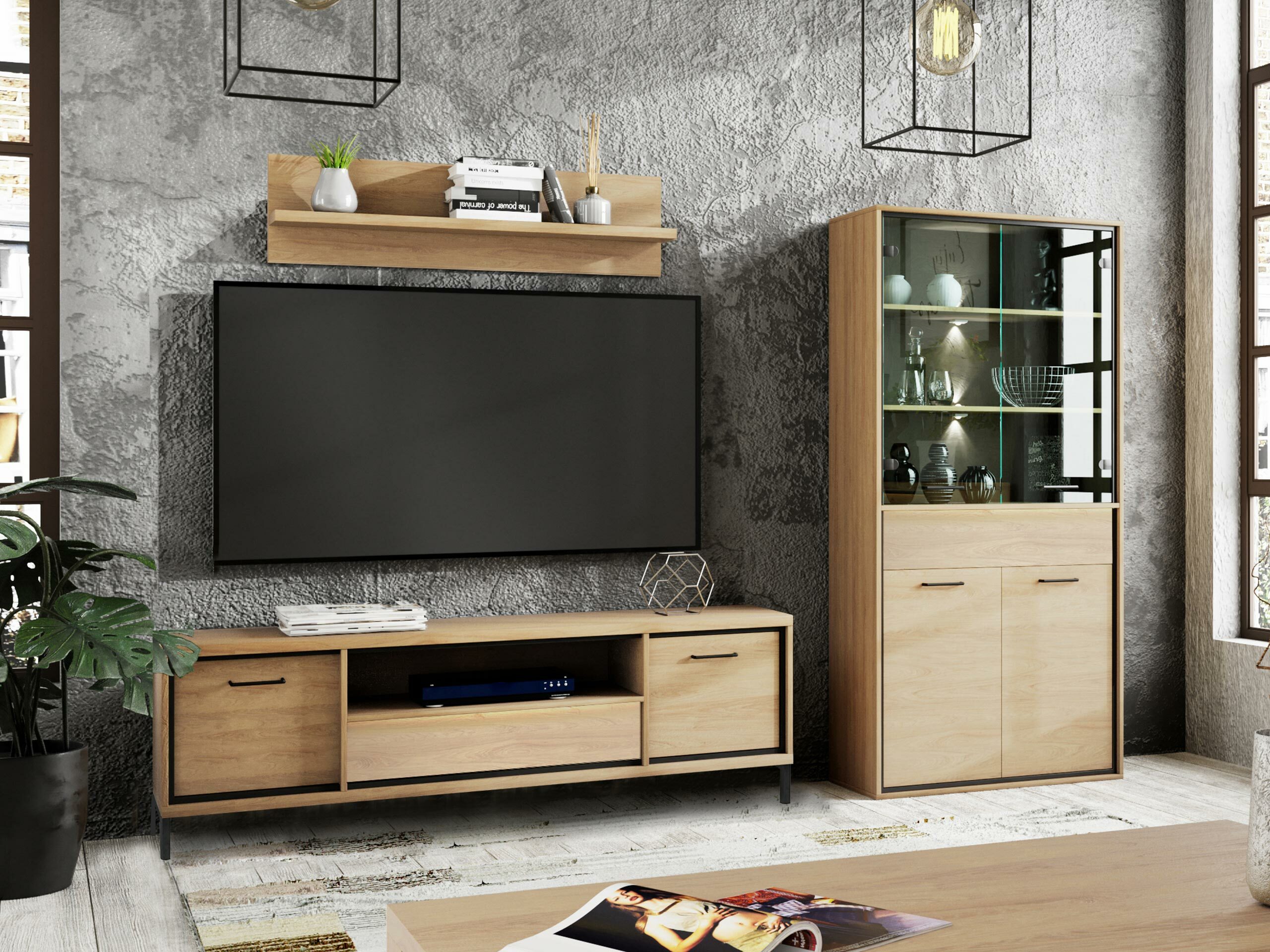 Living room set Etrmoni 119 (Light wood)