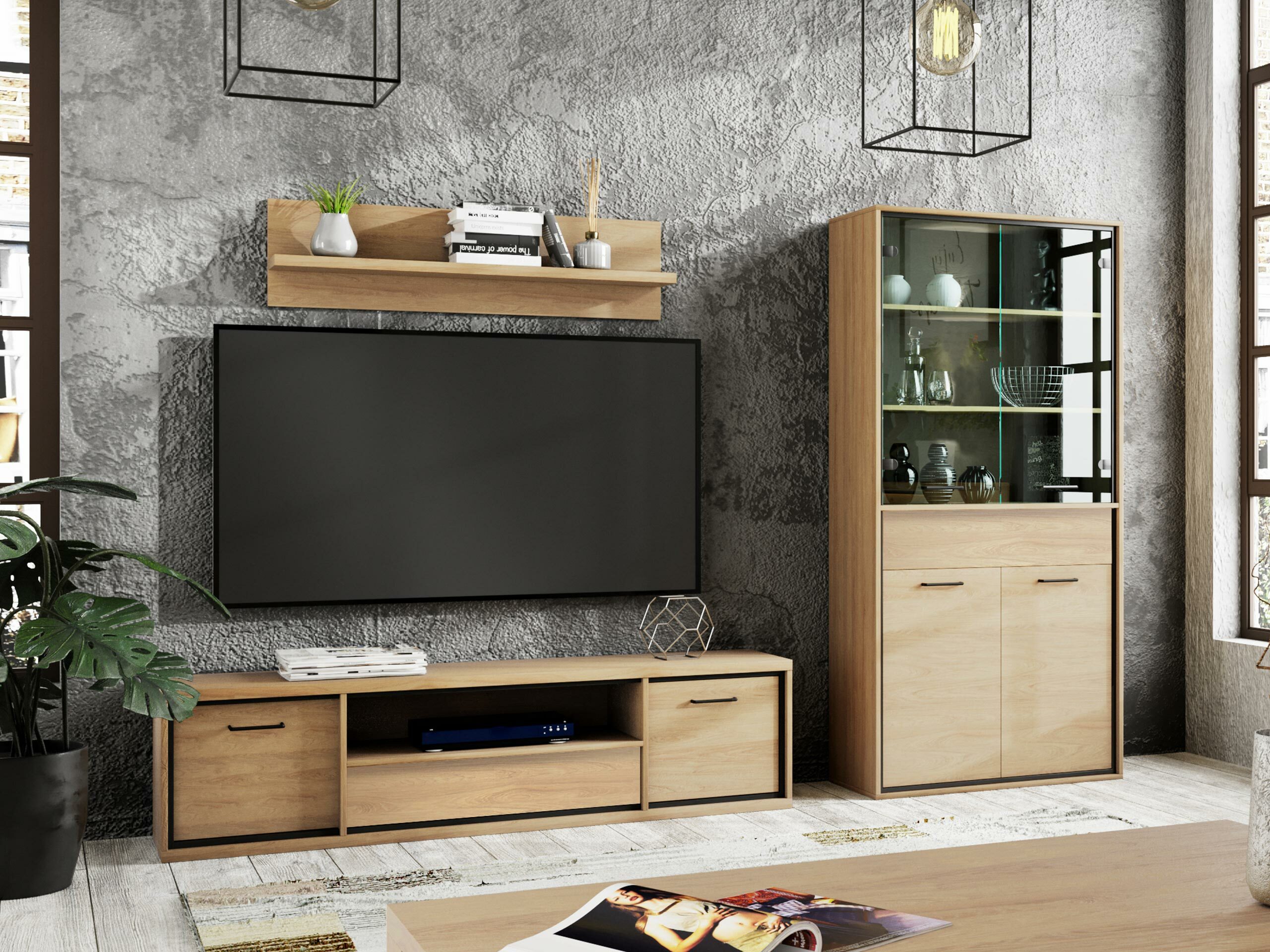 Living room set Etrmoni 119 (Light wood)
