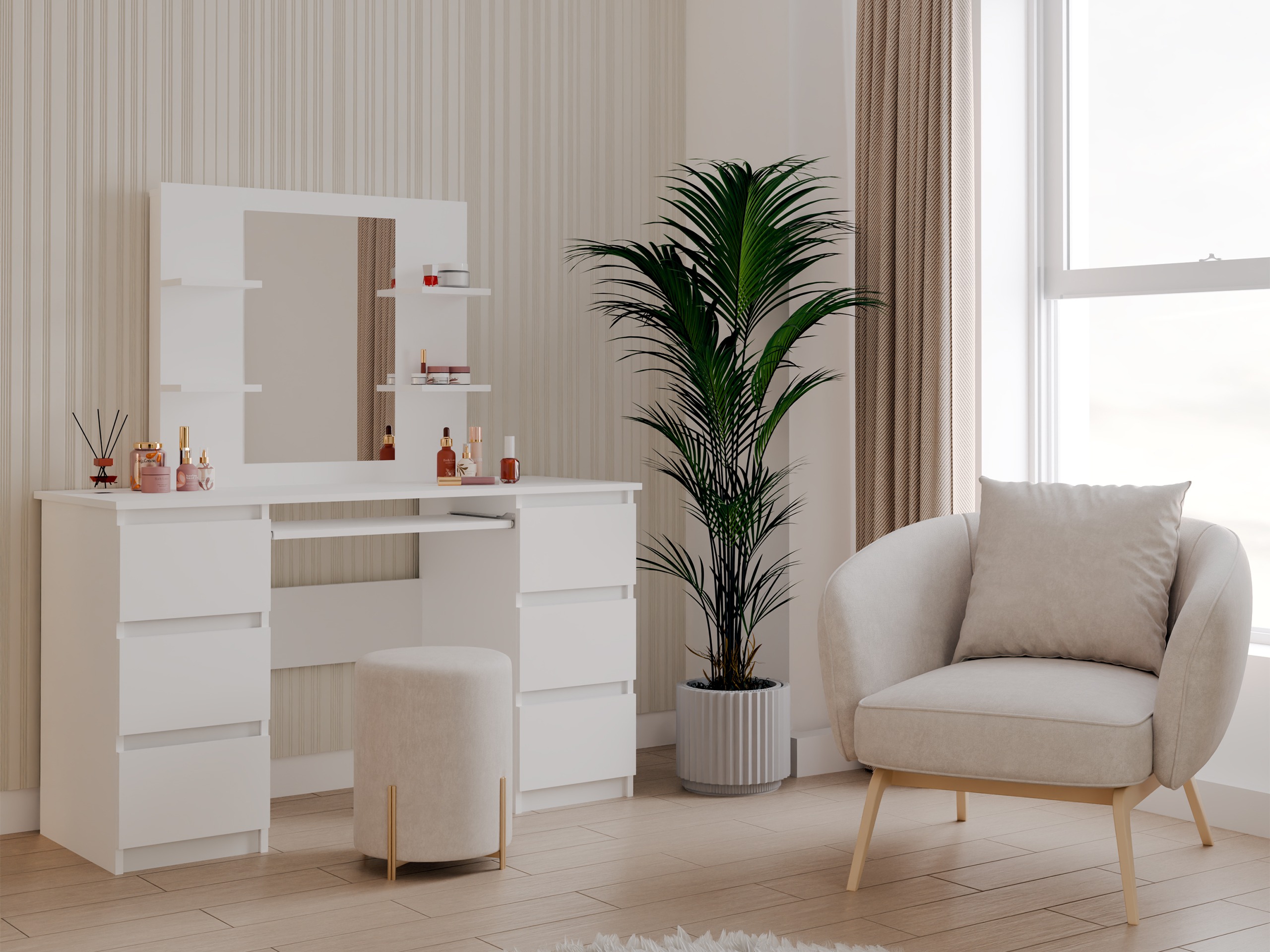 Dressing table Mandeville 359 (White)