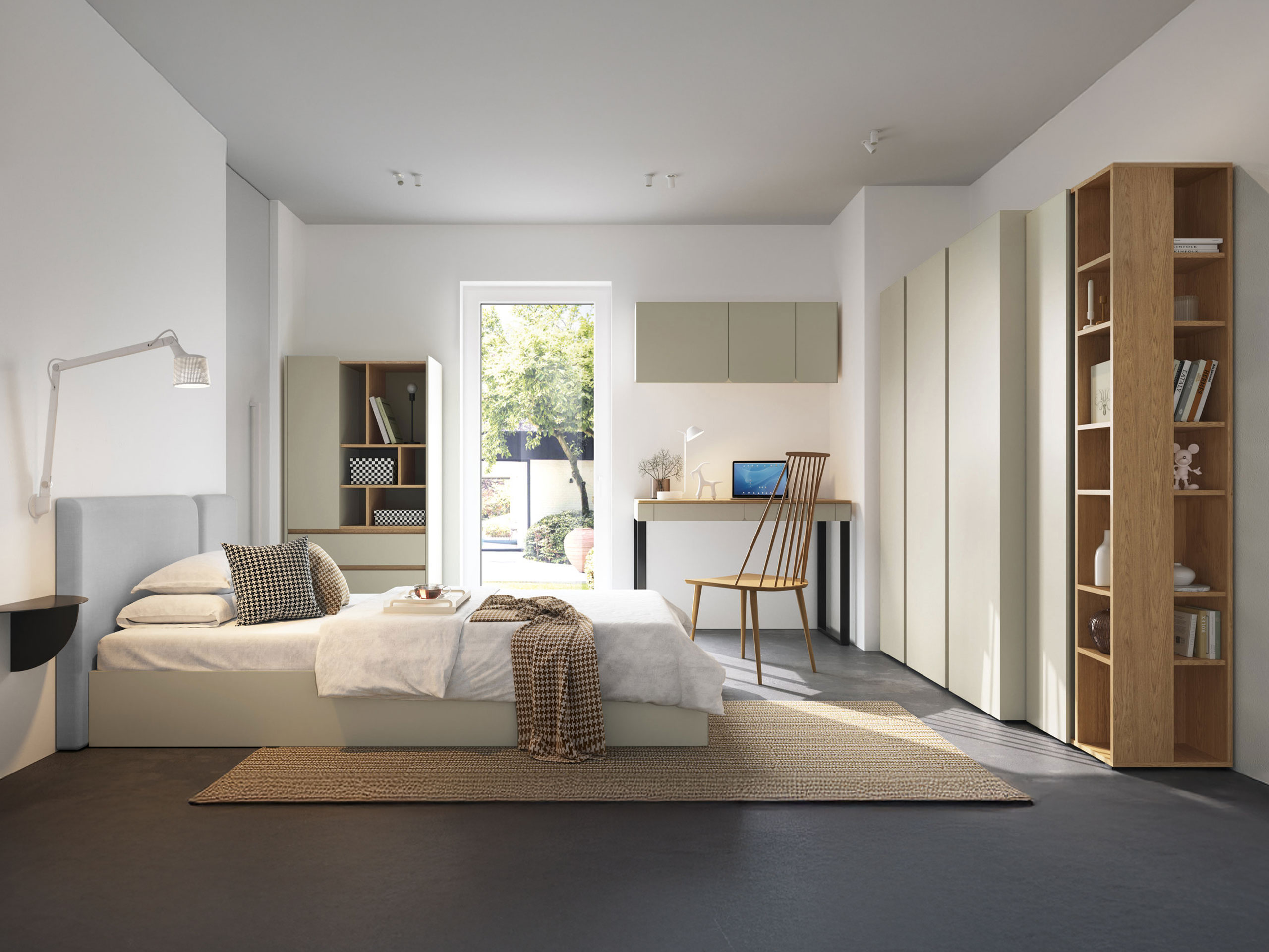 Furniture set Fiosono 114 (Eucalyptus + Oak)