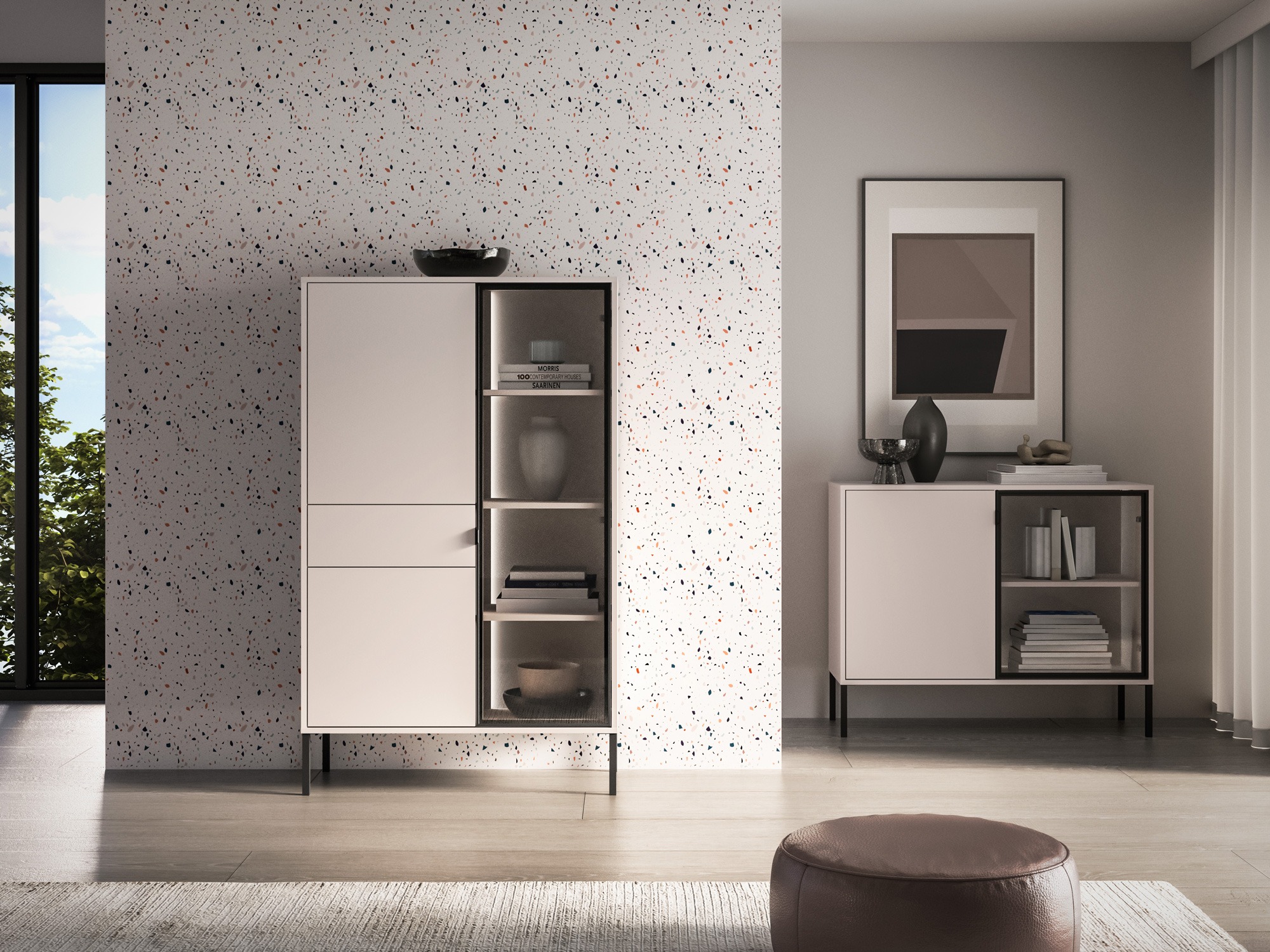 Bookcase Virsalo 100 (Cashmere)