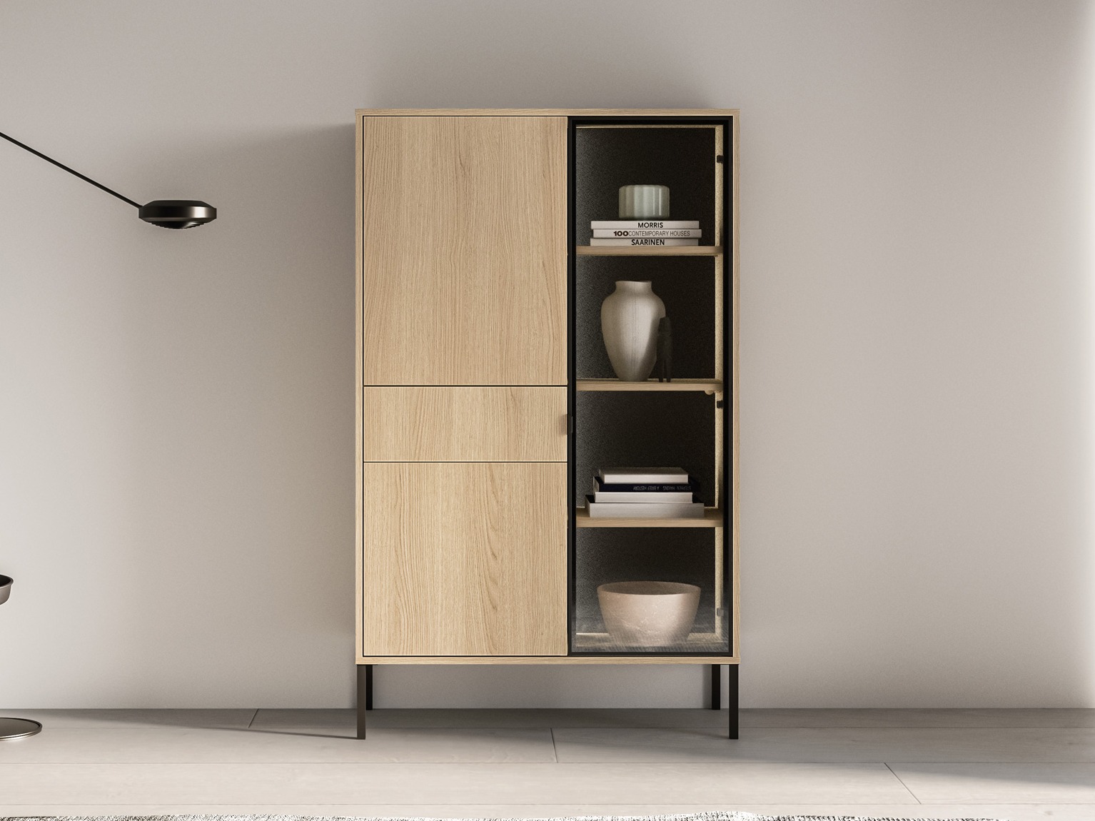 Bookcase Virsalo 100 (Oak)