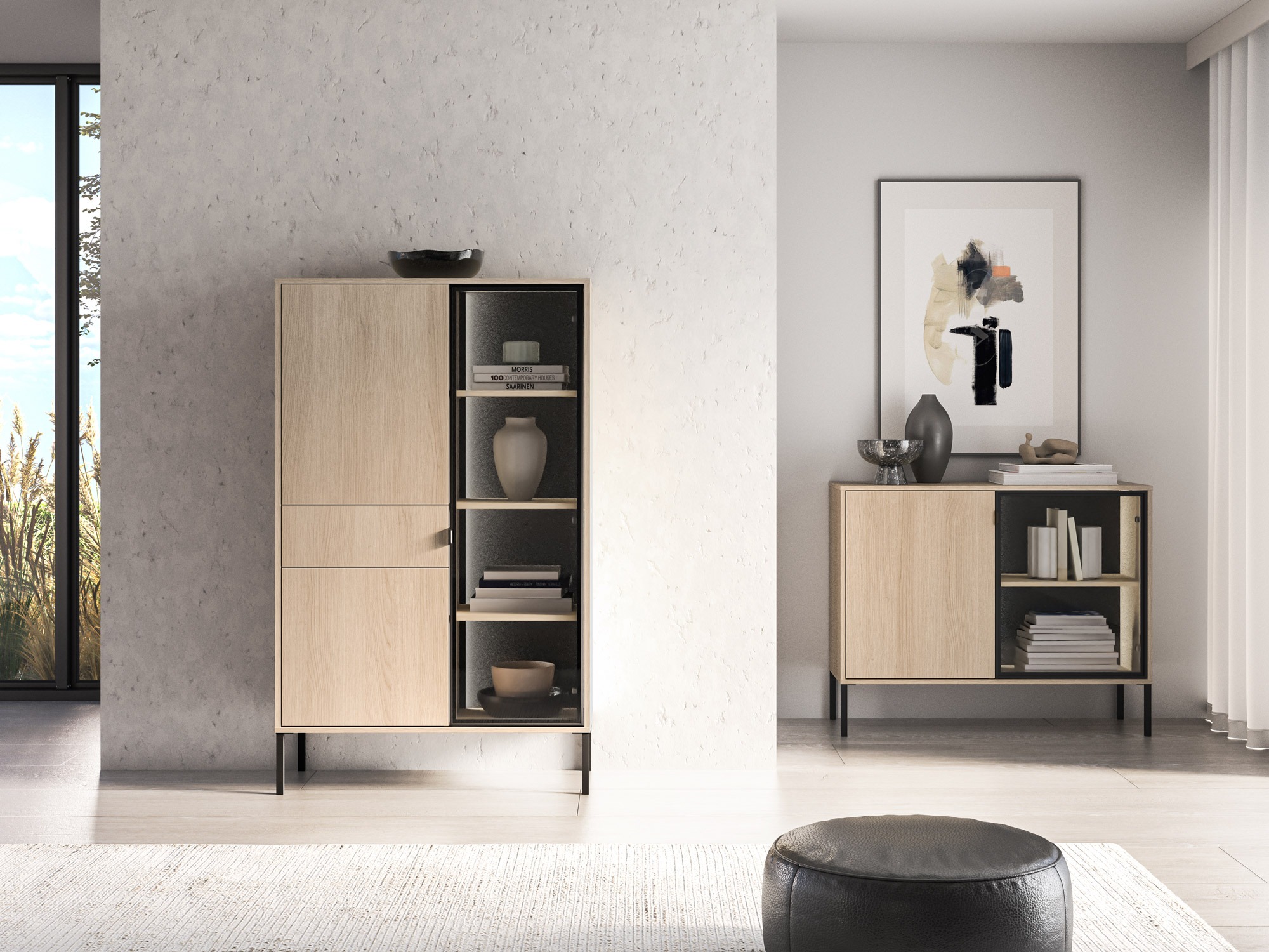 Bookcase Virsalo 100 (Oak)