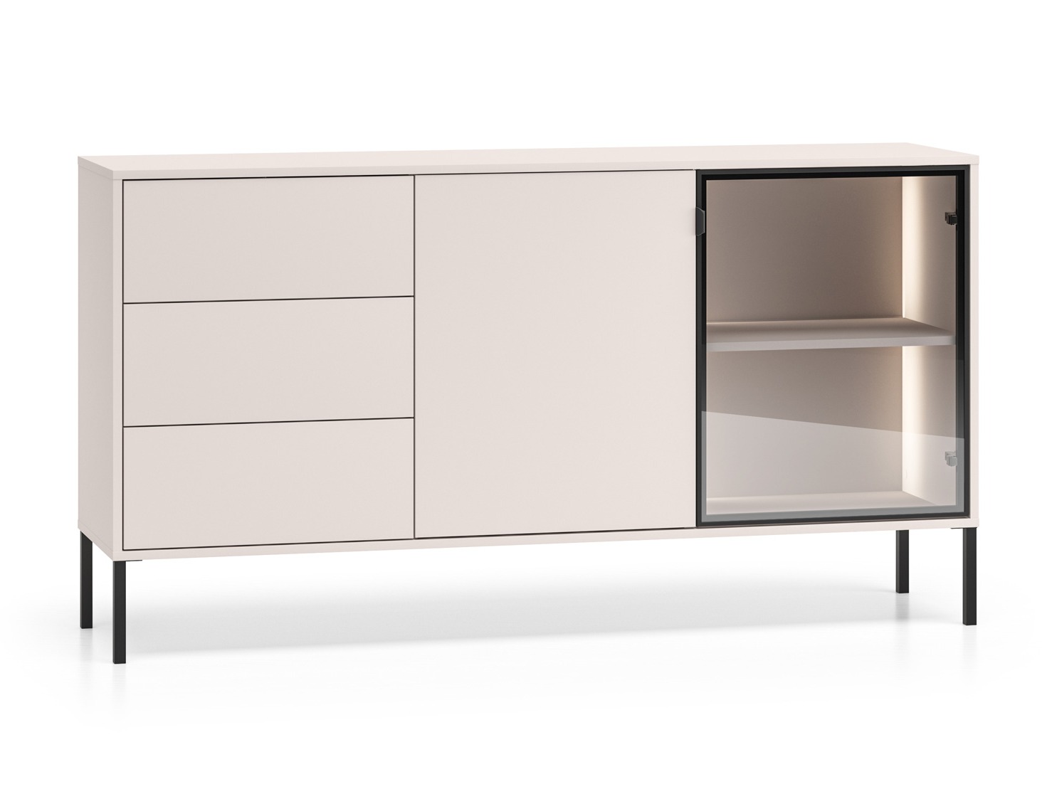Chest of drawers Virsalo 101 (Cashmere)