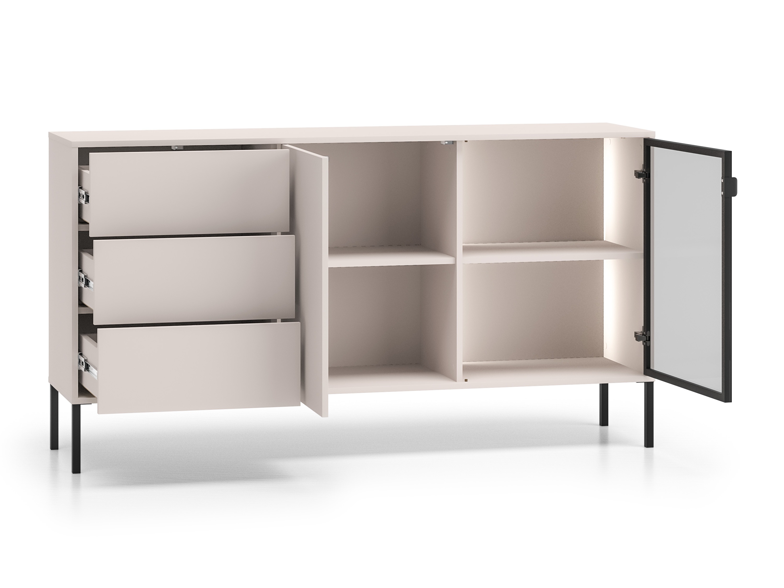 Chest of drawers Virsalo 101 (Cashmere)