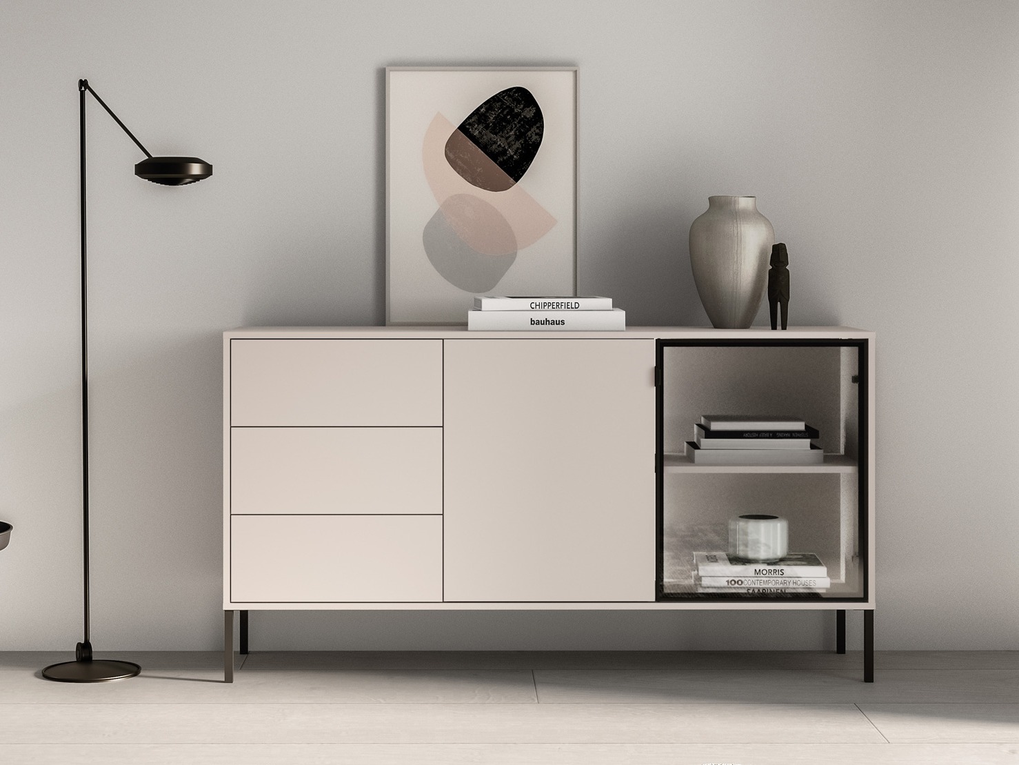 Chest of drawers Virsalo 101 (Cashmere)