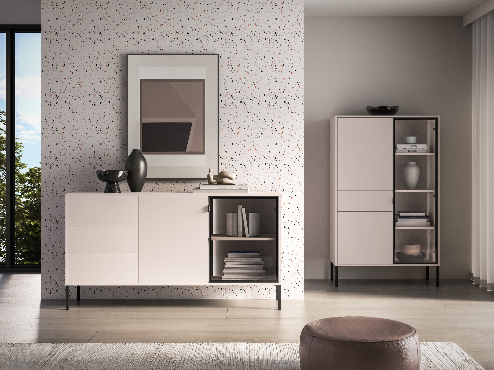 Chest of drawers Virsalo 101 (Cashmere)