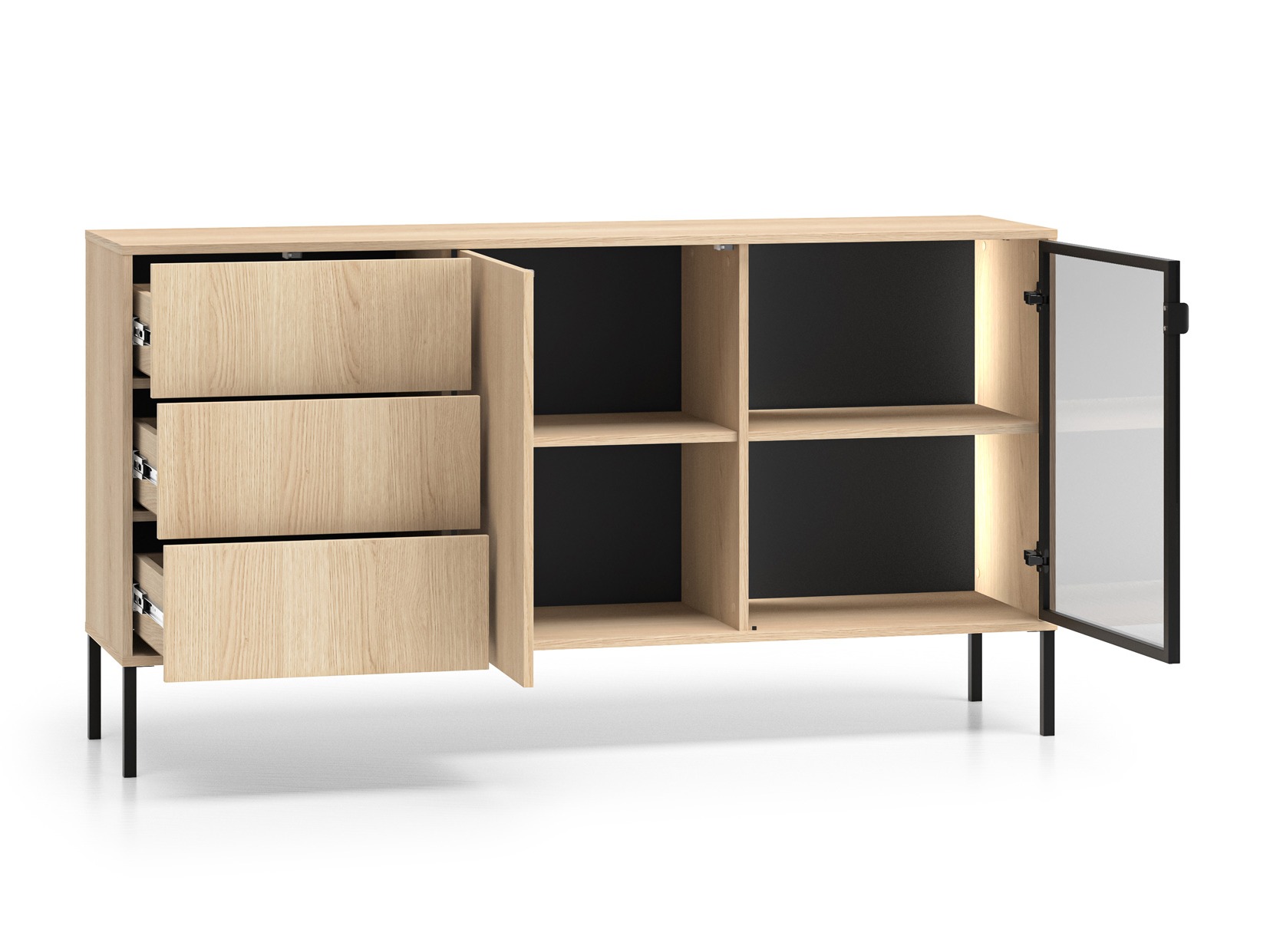 Chest of drawers Virsalo 101 (Oak)