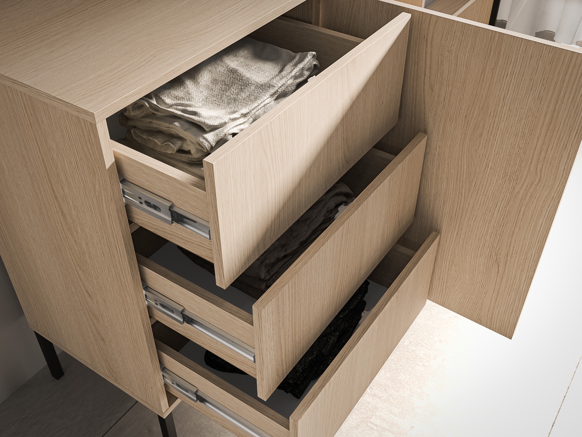Chest of drawers Virsalo 101 (Oak)
