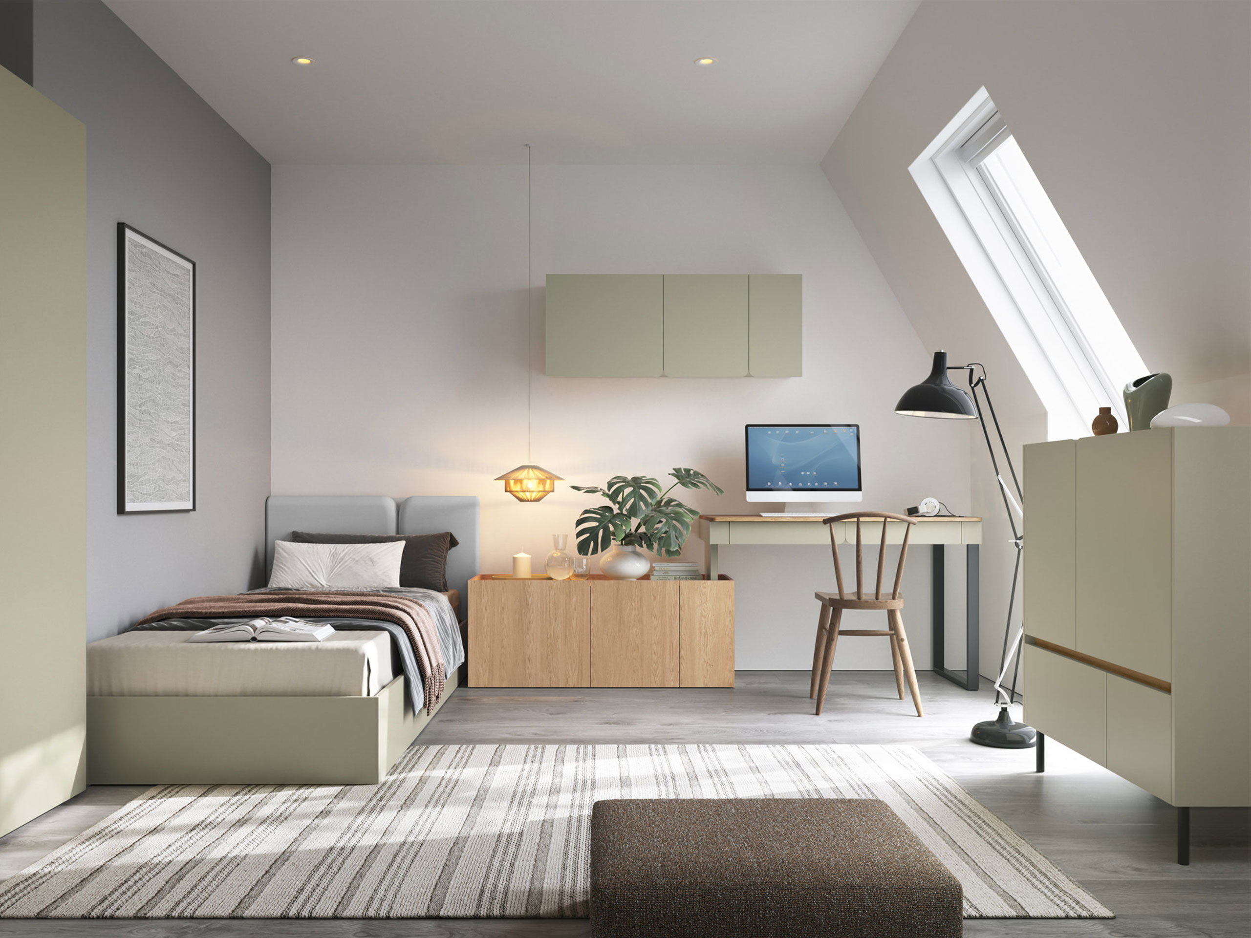 Furniture set Fiosono 115 (Eucalyptus + Oak)
