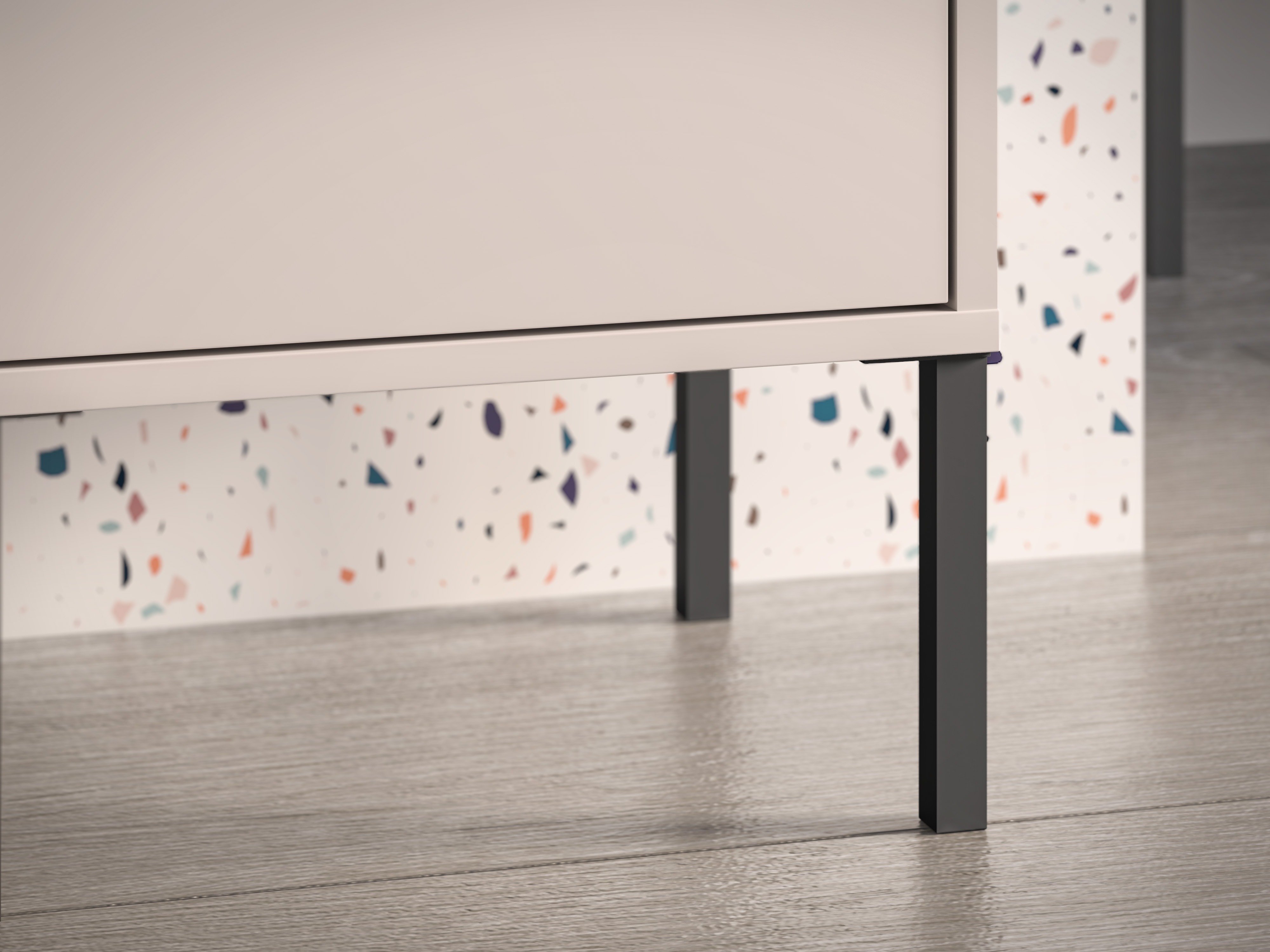 Bedside table Virsalo 104 (Cashmere)