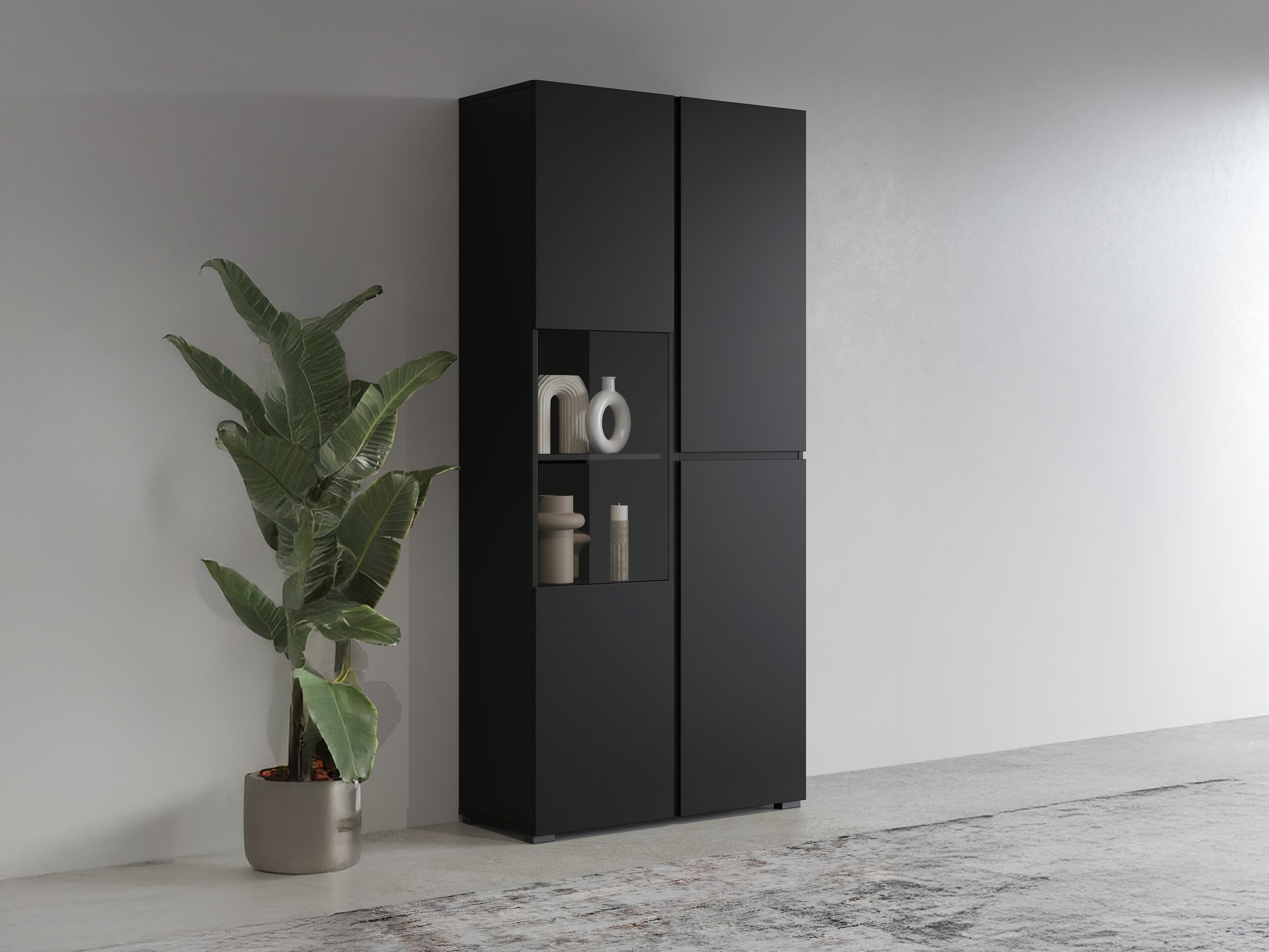 Bookcase Alfere 110 (Black)