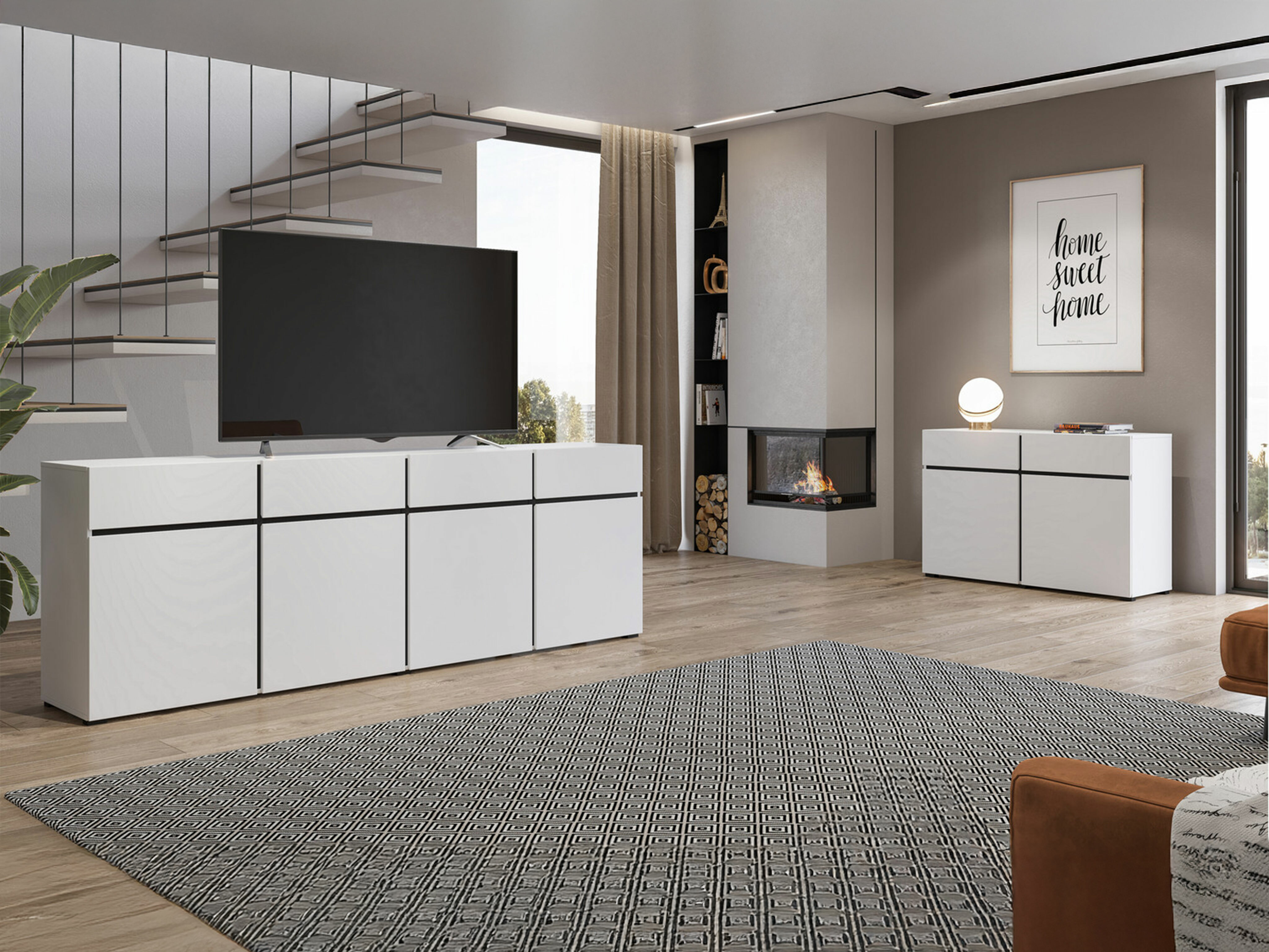Chest of drawers Alfere 100 (White)