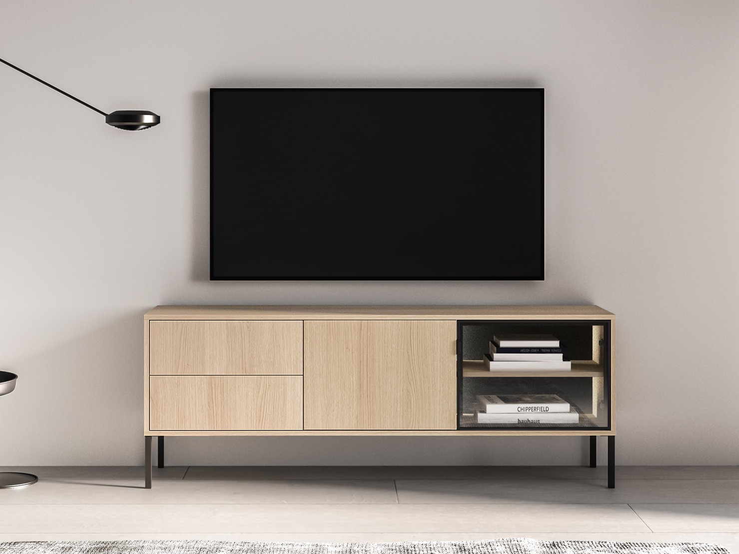 TV stand Virsalo 103 (Oak)