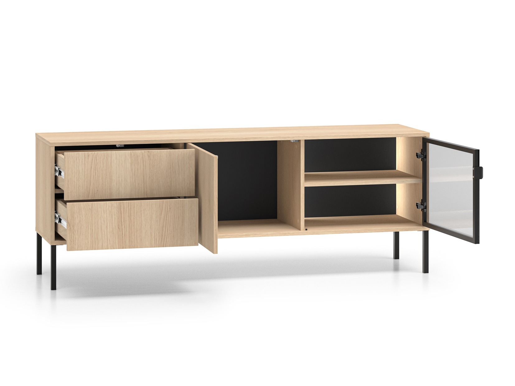 TV stand Virsalo 103 (Oak)