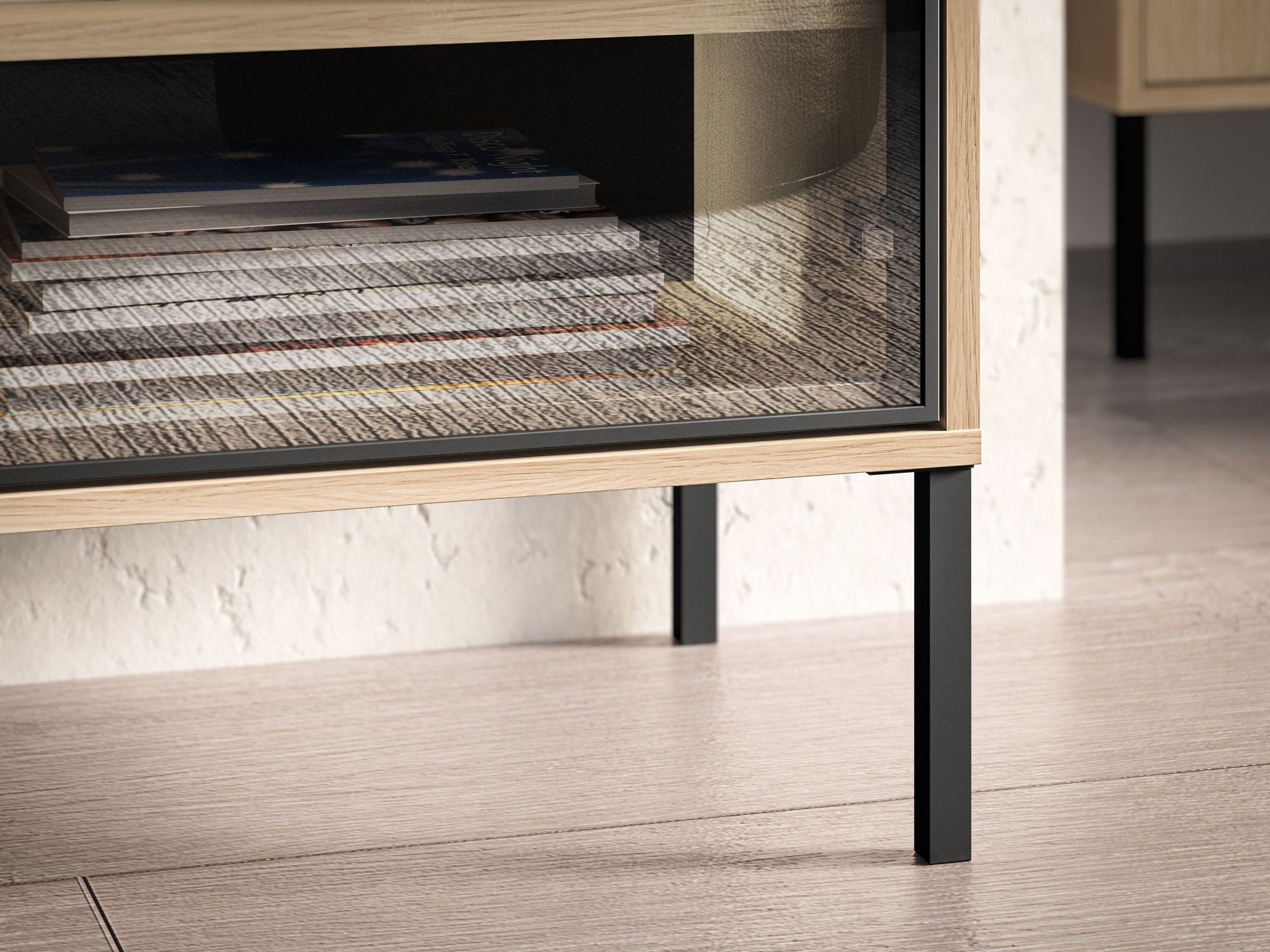 TV stand Virsalo 103 (Oak)
