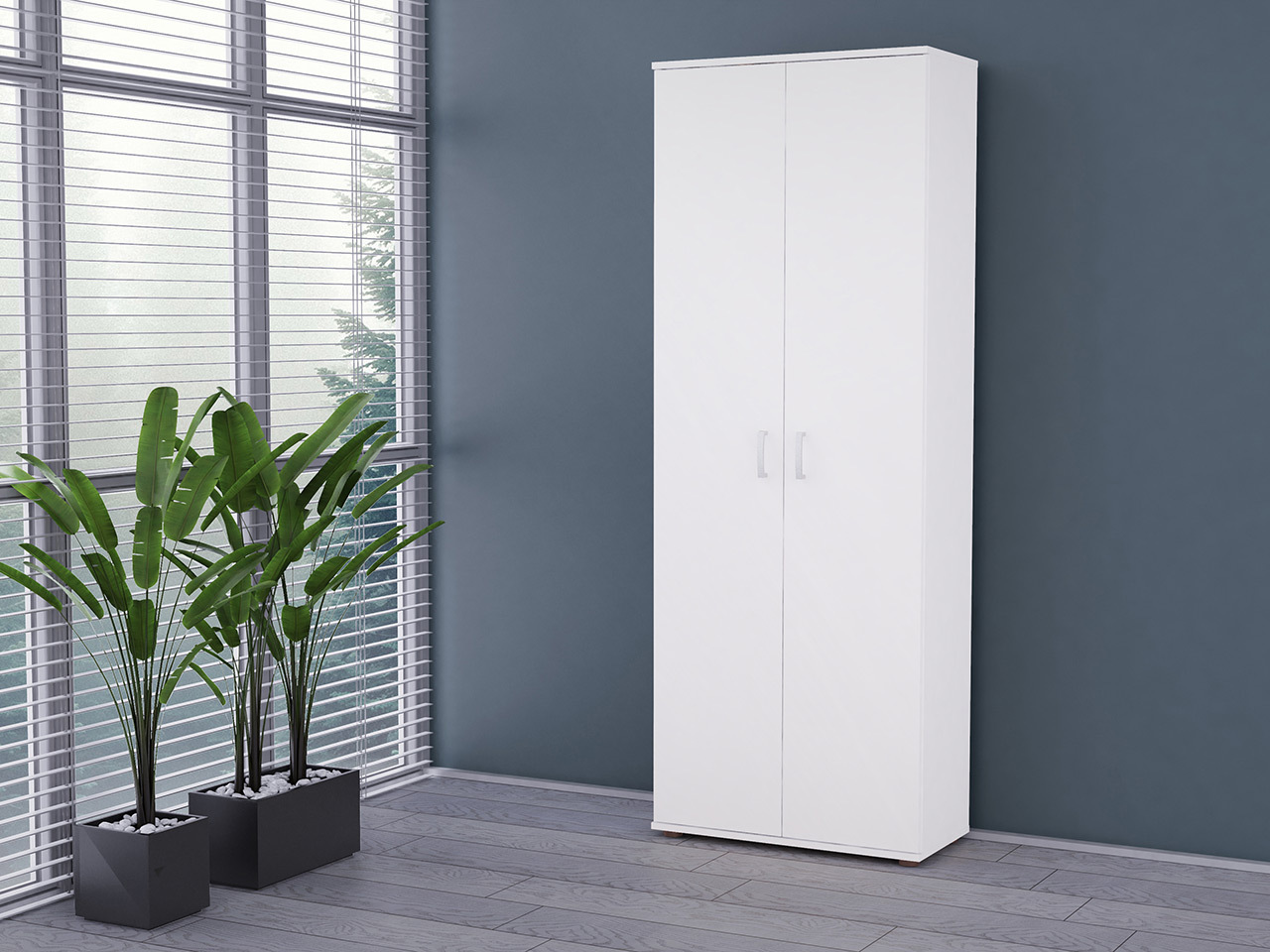 Bookcase Bristol 135 (White)
