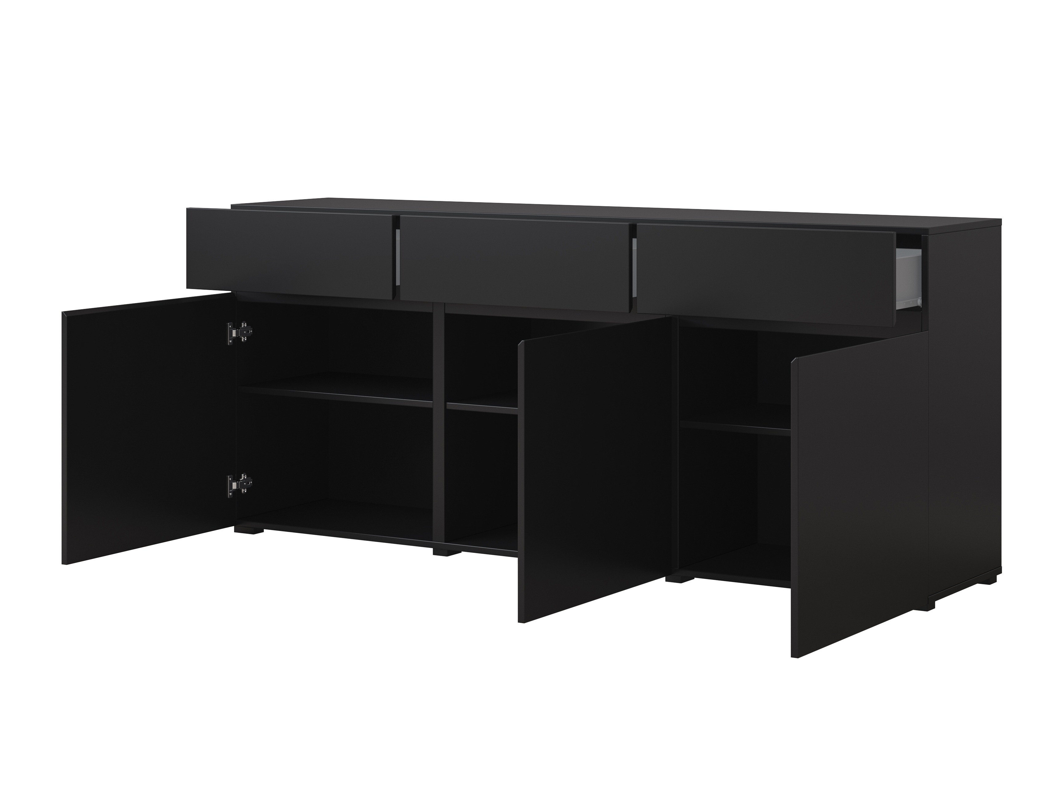 Chest of drawers Alfere 103 (Black)