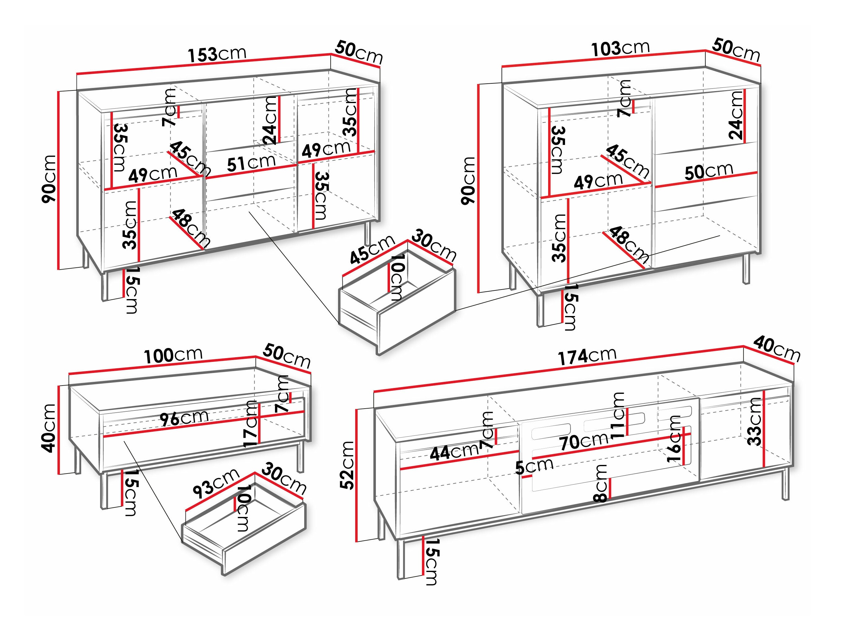 Living room set Comfivo Delruva III (Black)