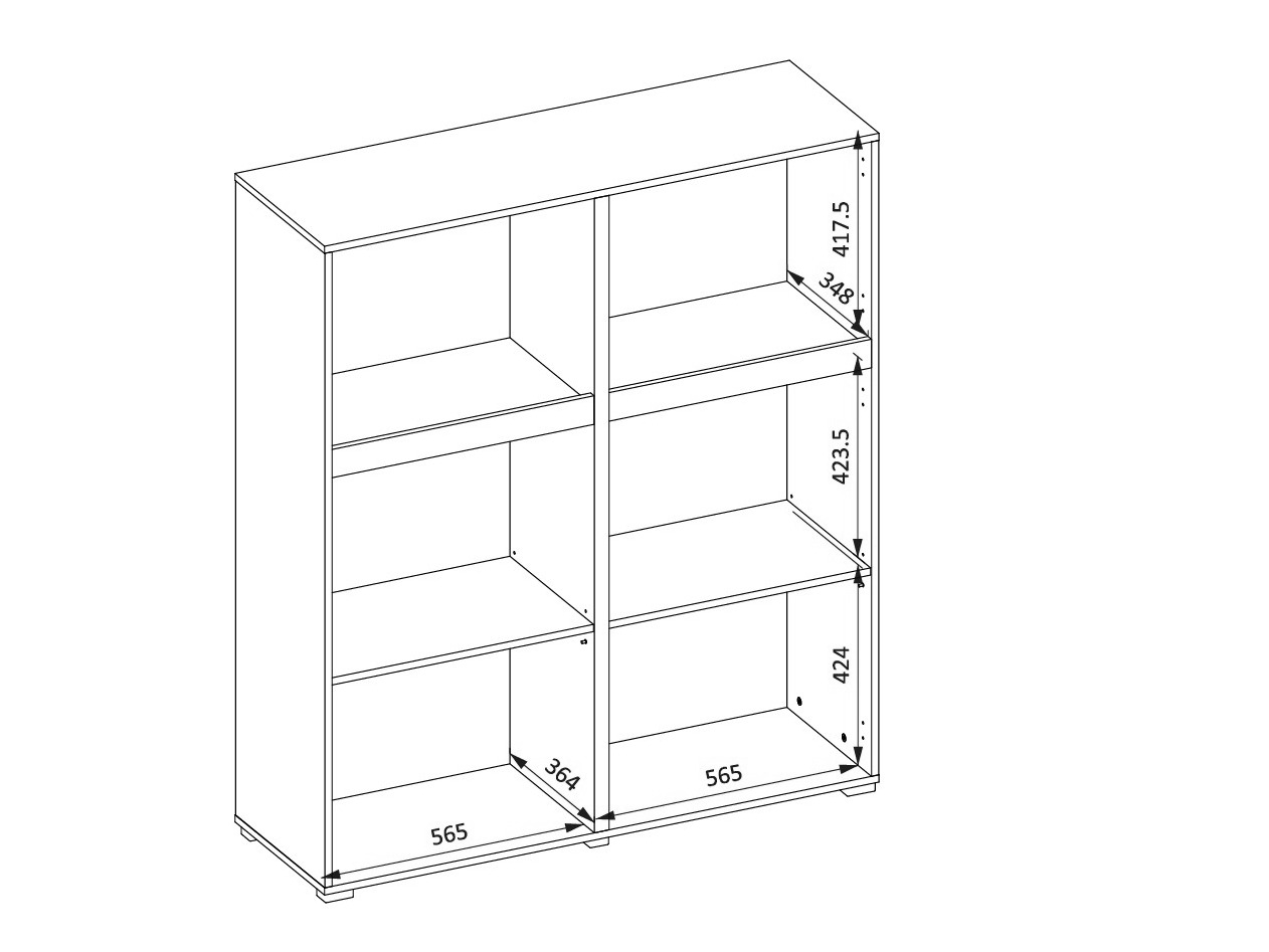Sideboard Alfere 105 (Black)