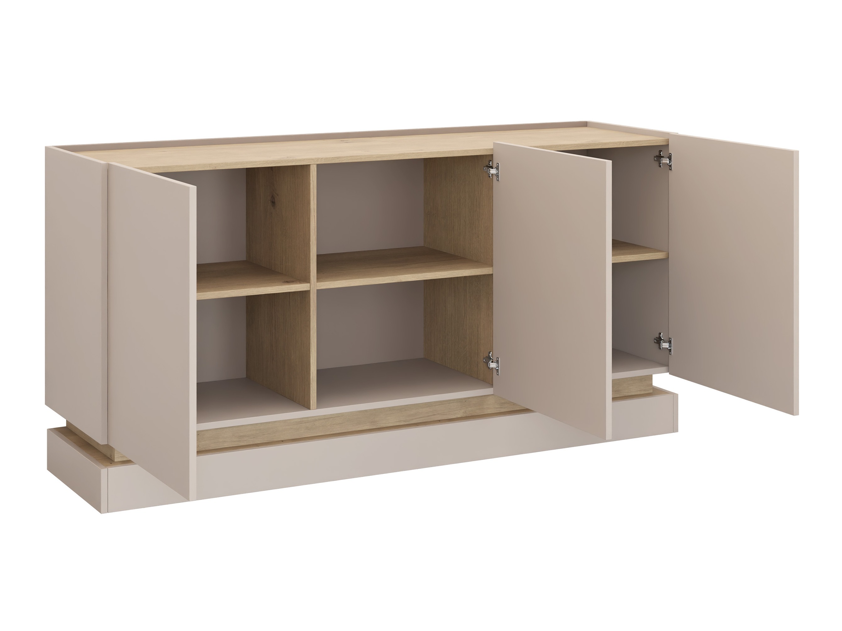 Sideboard Comfivo Tilia I (Cashmere + Oak)