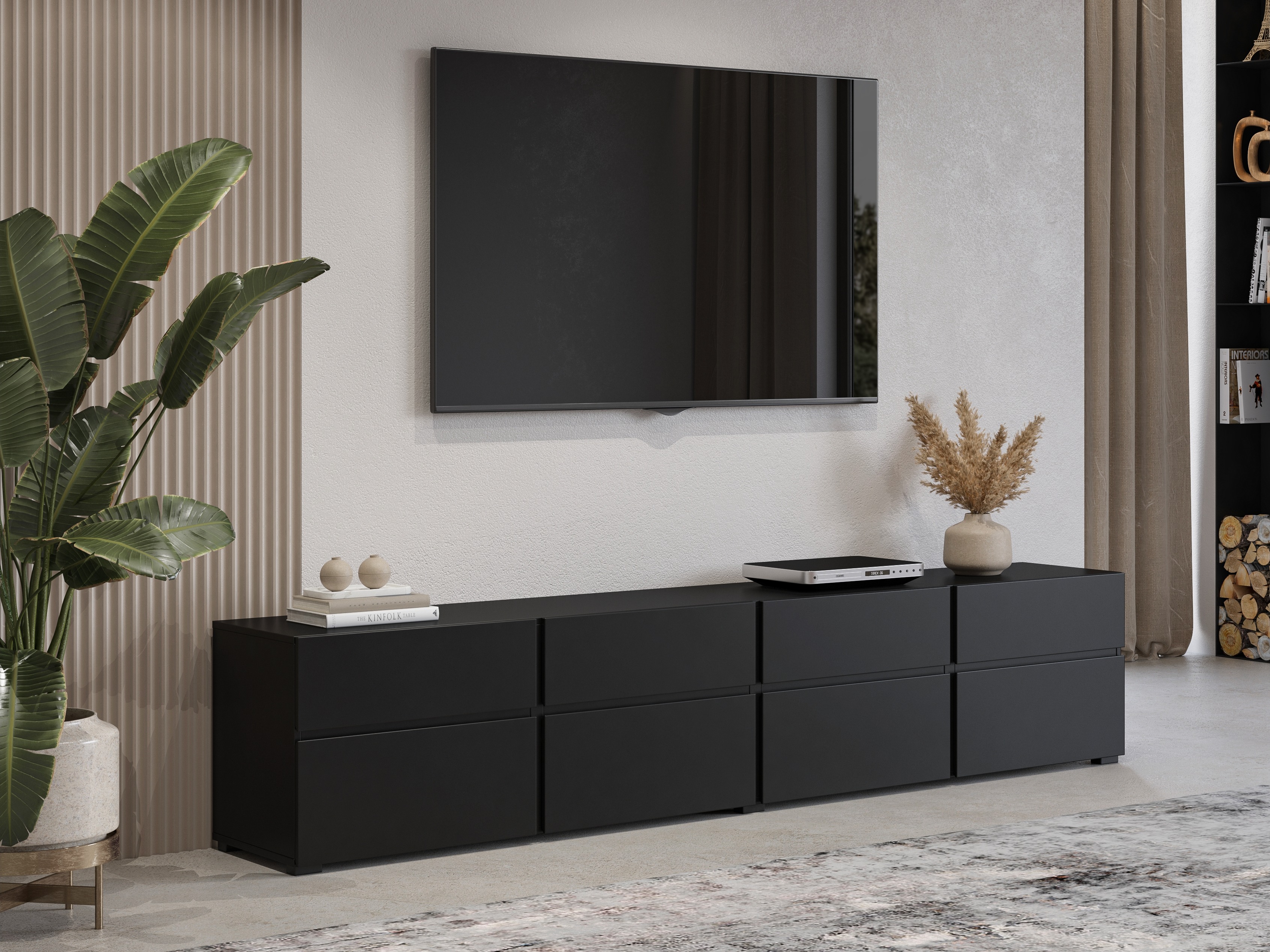 TV stand Alfere 101 (Black)