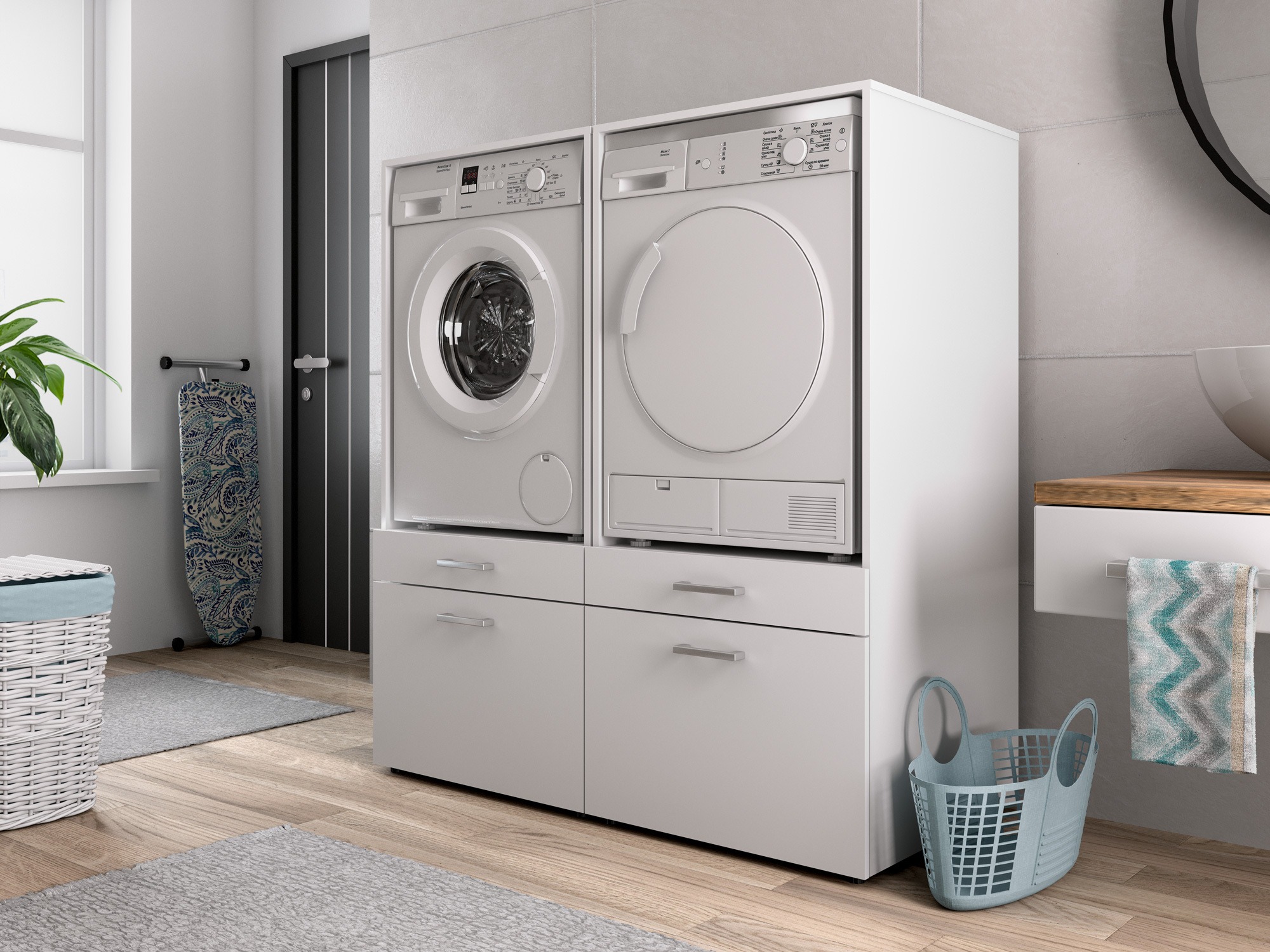 Bathroom set Novdele 105 (White)