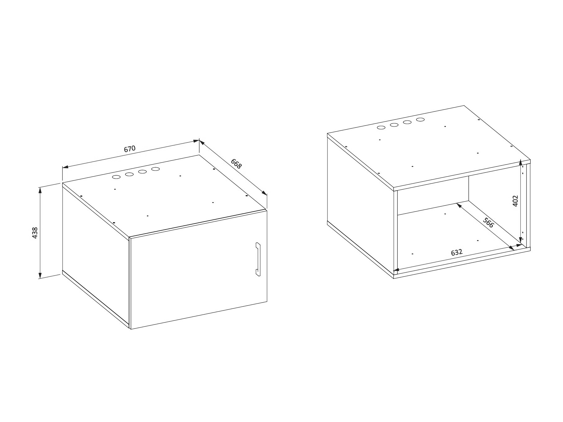 Bathroom set Novdele 105 (White)