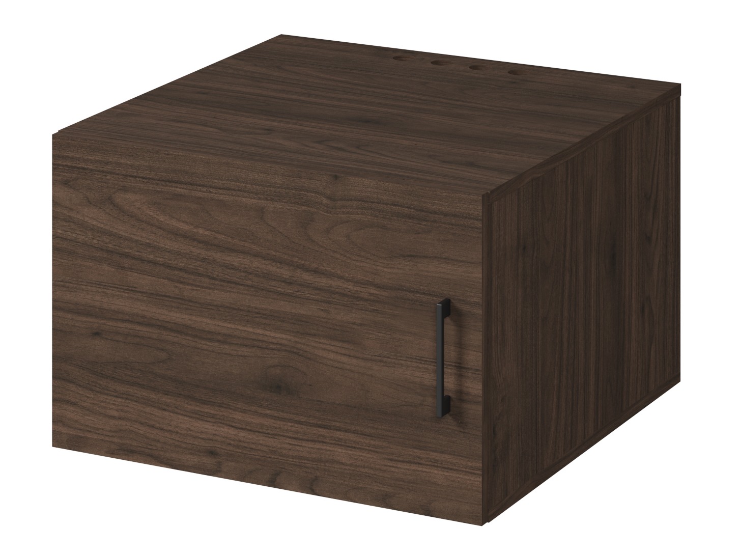 Wall-mounted bathroom cabinet Novdele 104 (Walnut)