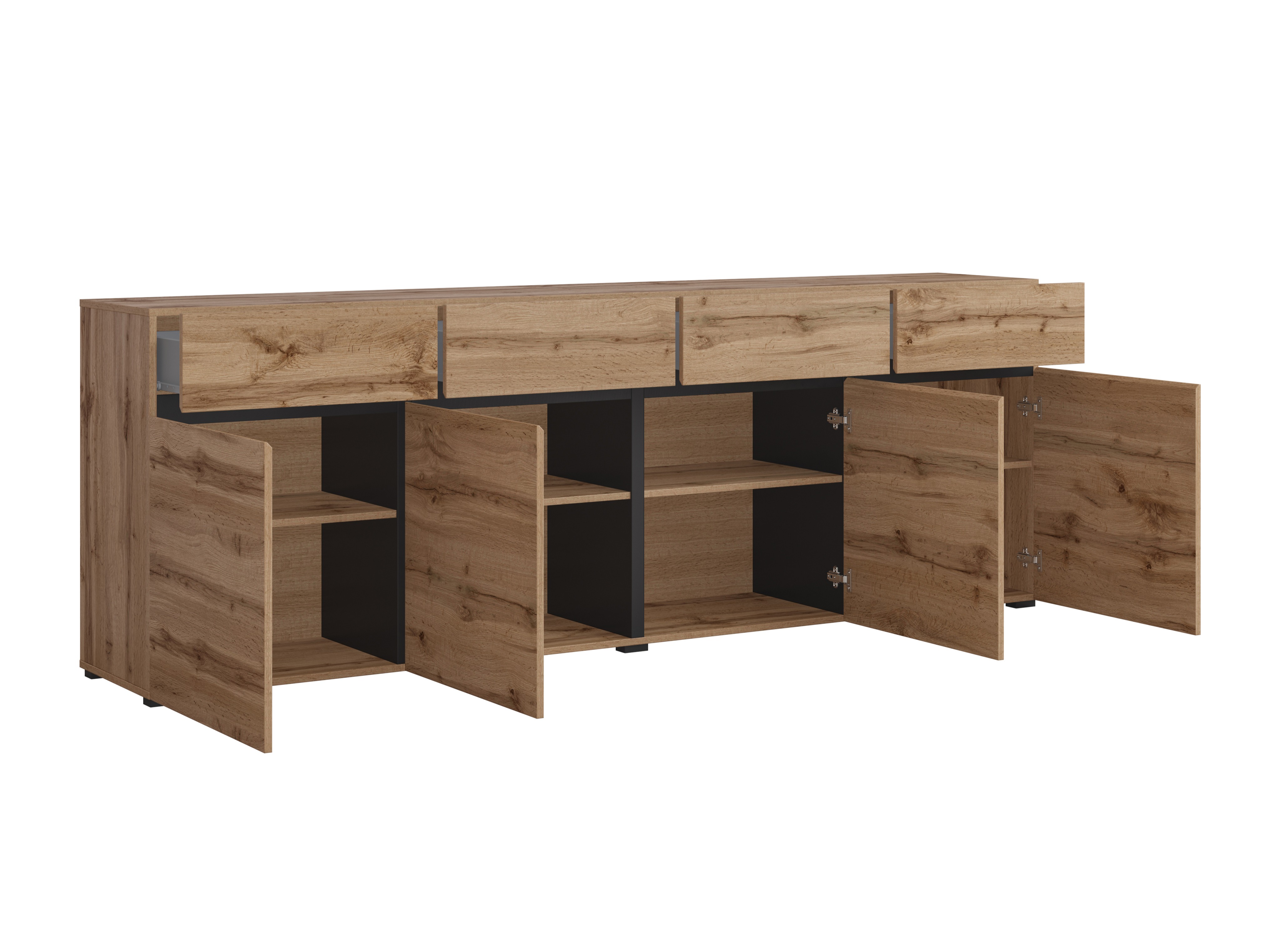 Chest of drawers Alfere 100 (Wotan Oak)