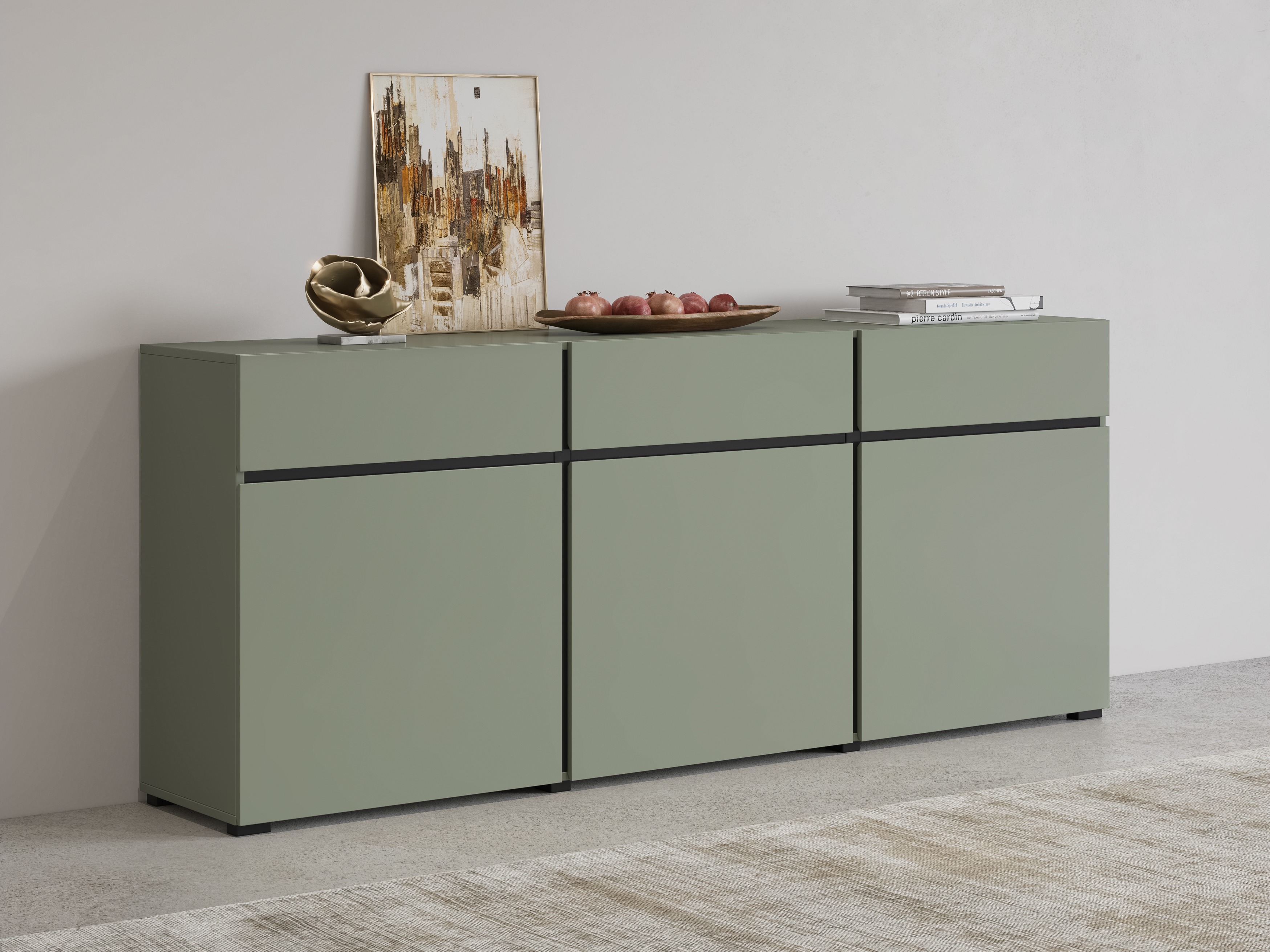 Chest of drawers Alfere 103 (Green)