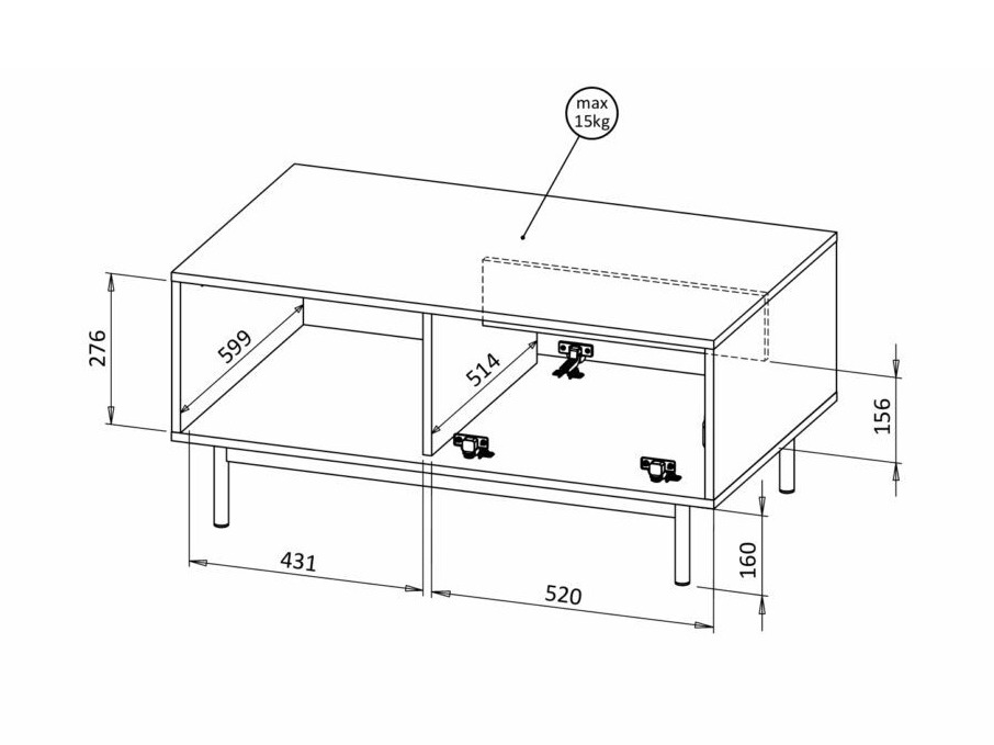 Coffee table Avimera 104