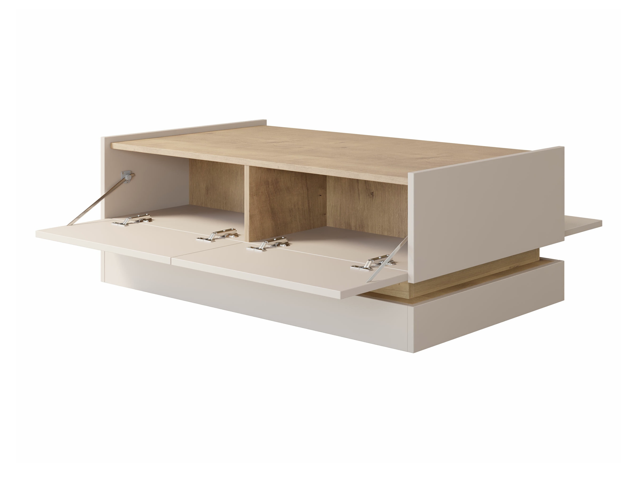 Coffee table Comfivo Tilia (Black + Oak)