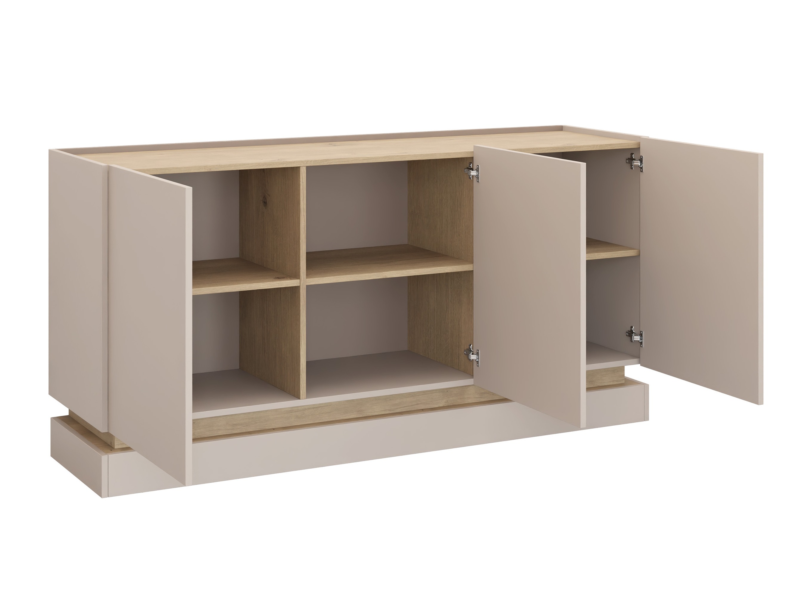 Living room set Comfivo Tilia (Black + Oak)