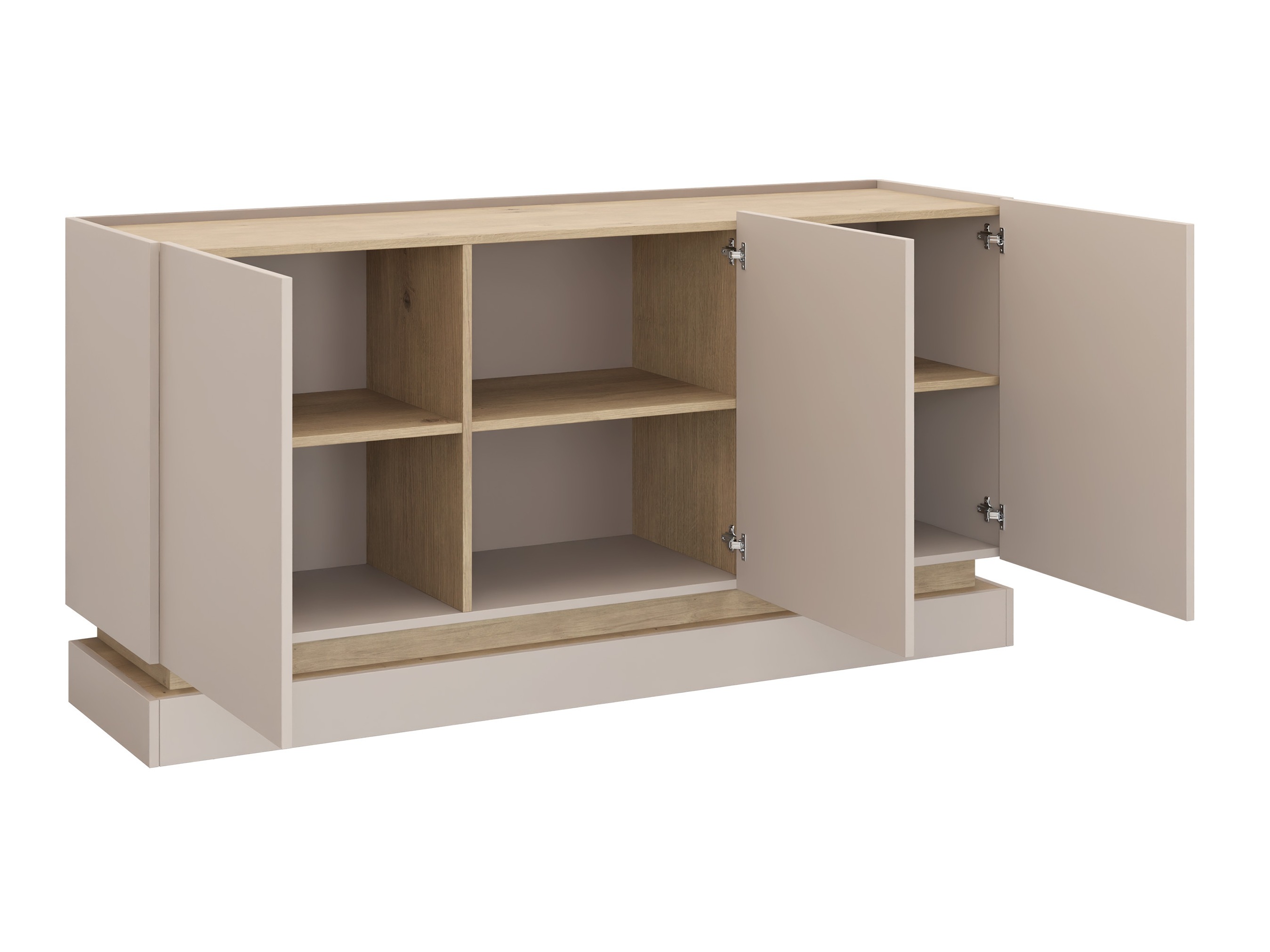Living room set Comfivo Tilia (Cashmere + Oak)