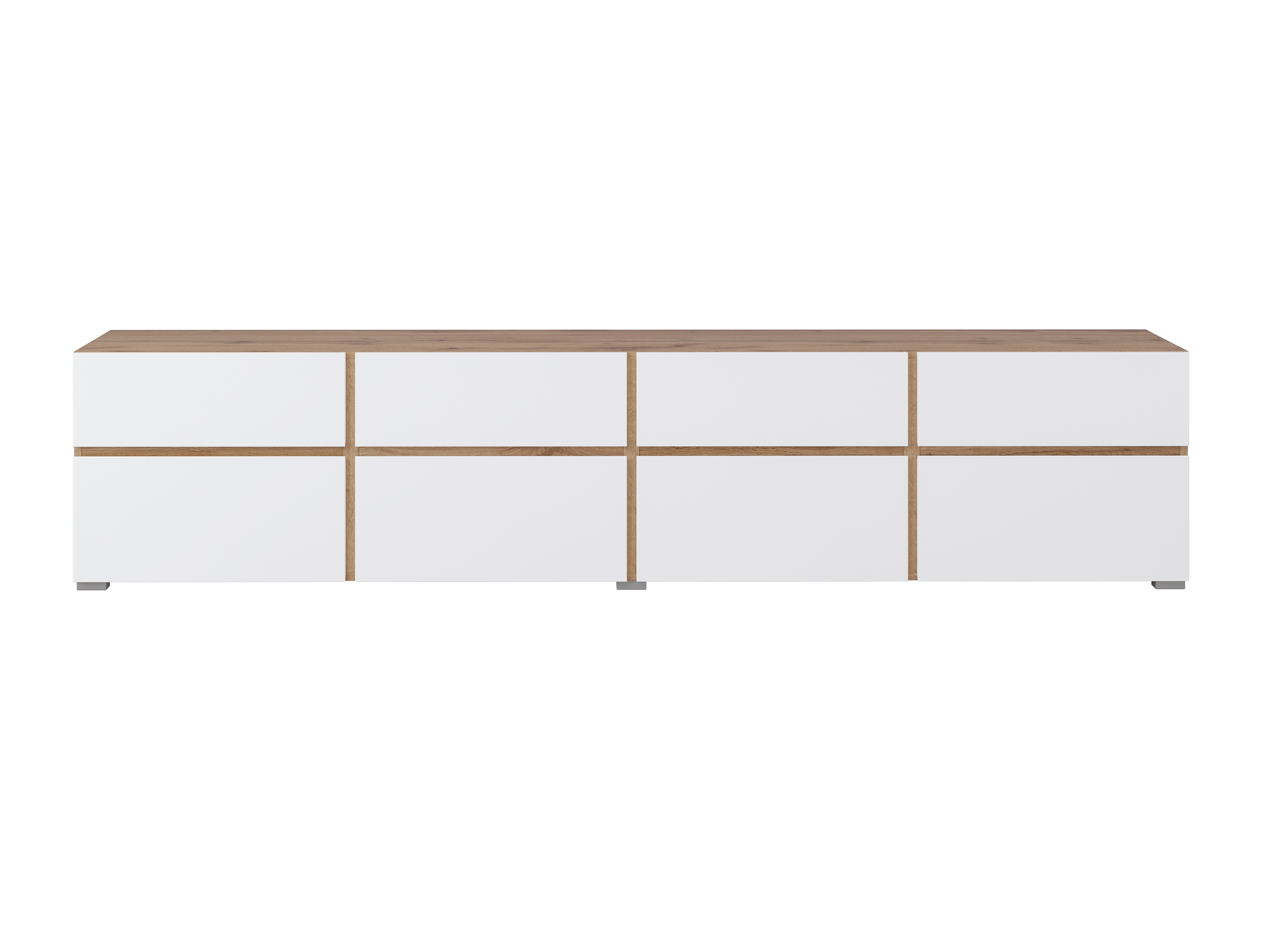 TV stand Alfere 101 (Wotak oak + White)