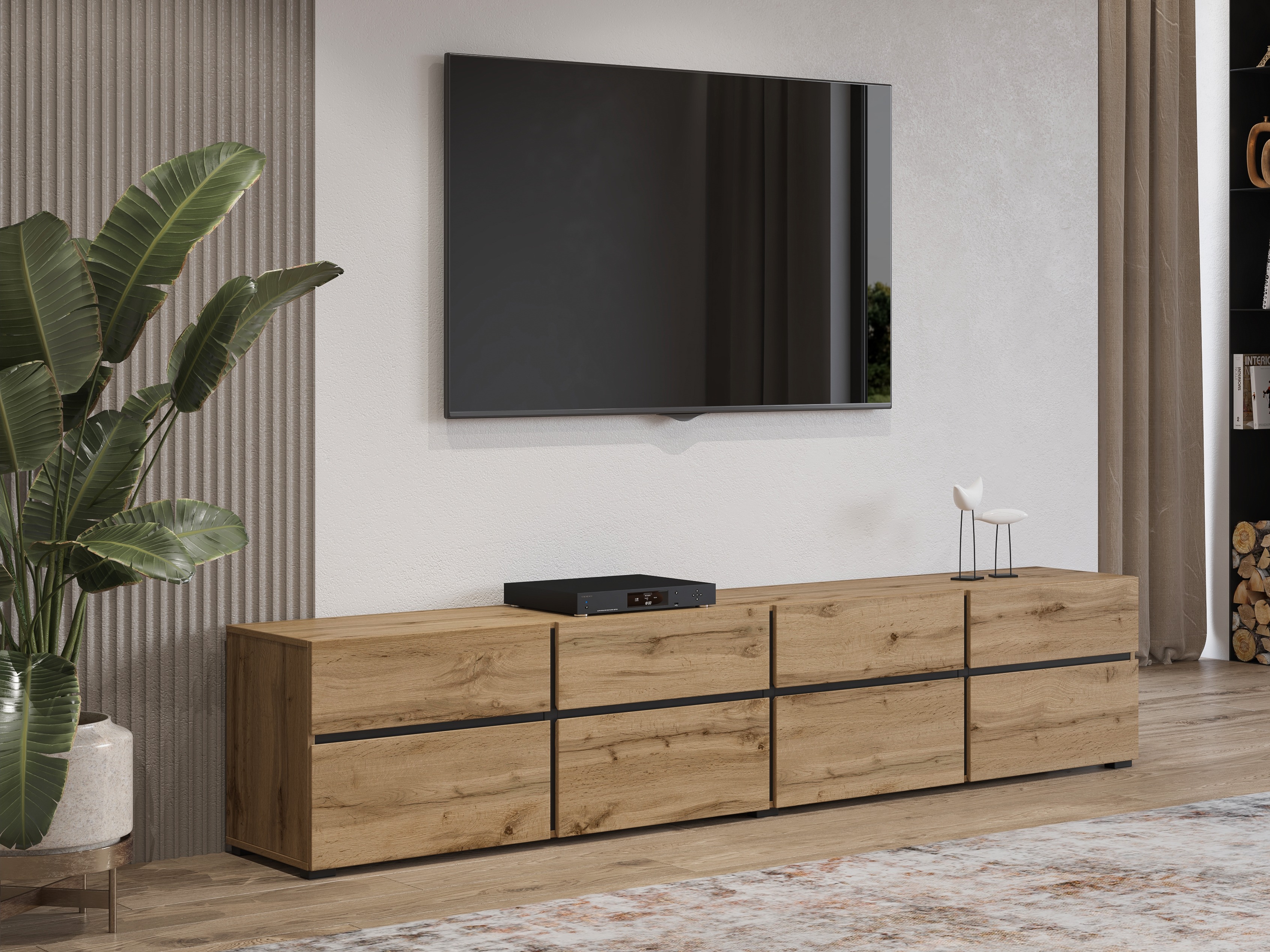 TV stand Alfere 101 (Wotan Oak)