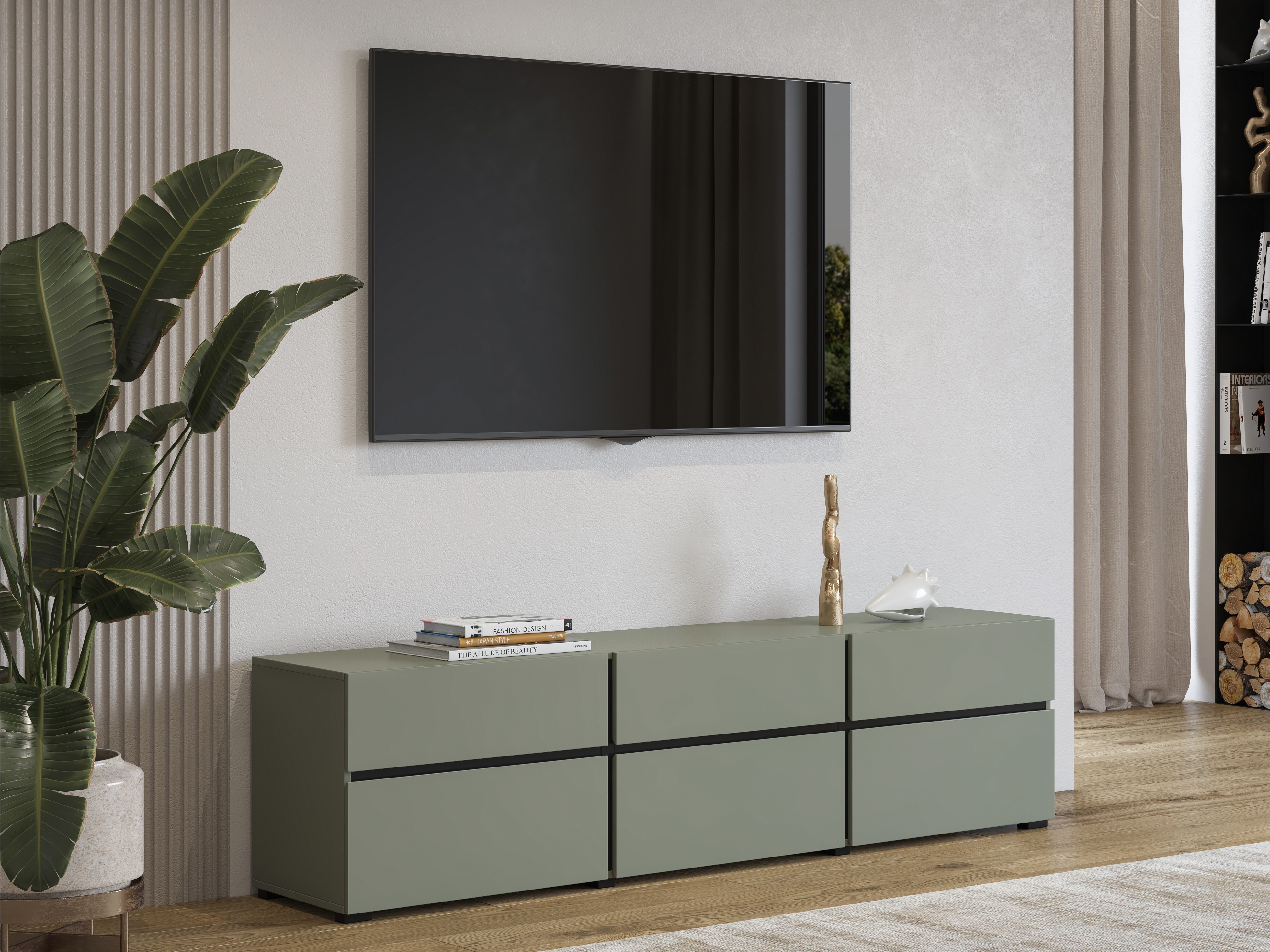 TV stand Alfere 102 (Green)